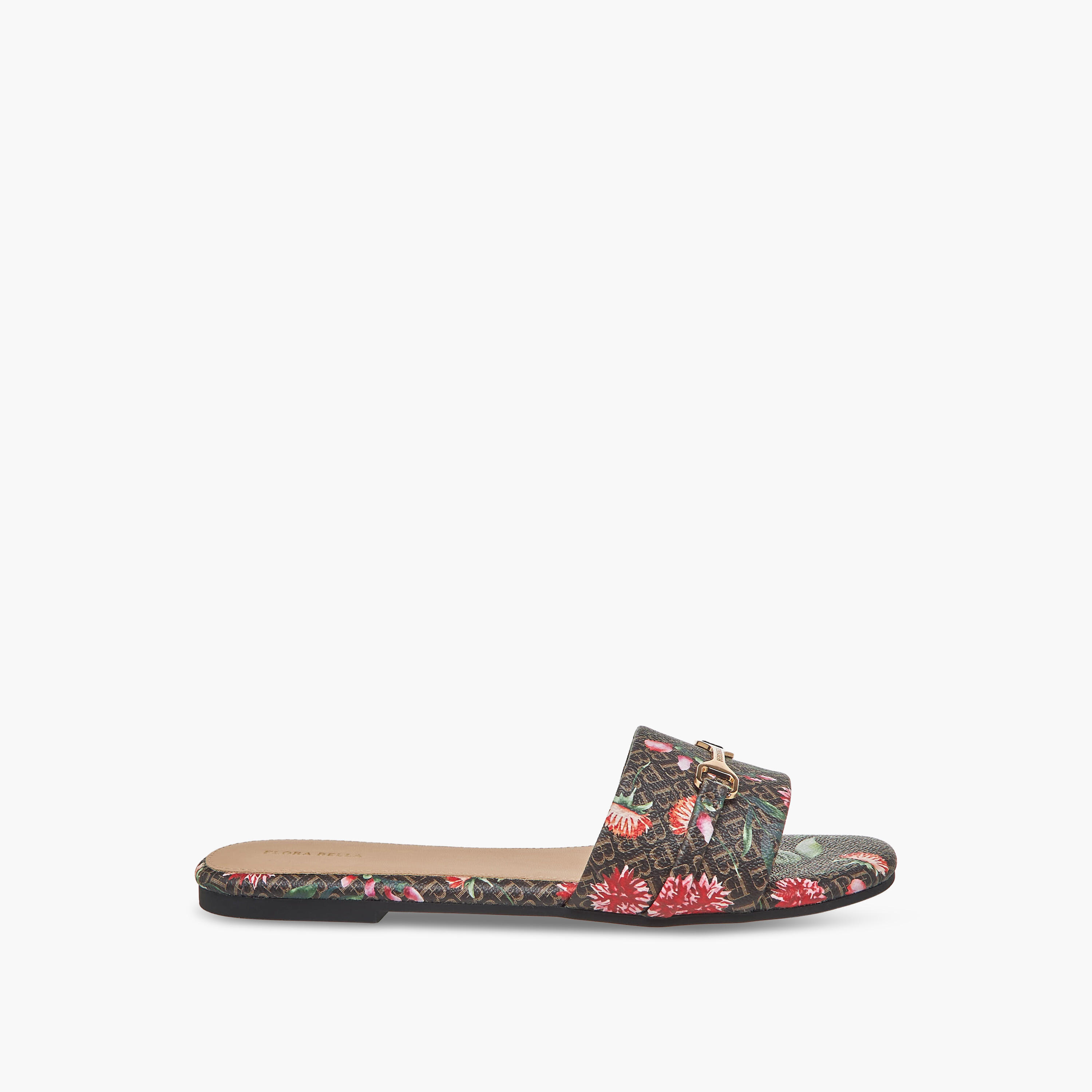 صندل بطبعات مونوجرام للنساء من فلورا بيلا-women-shoes-flats-sandals-image-3