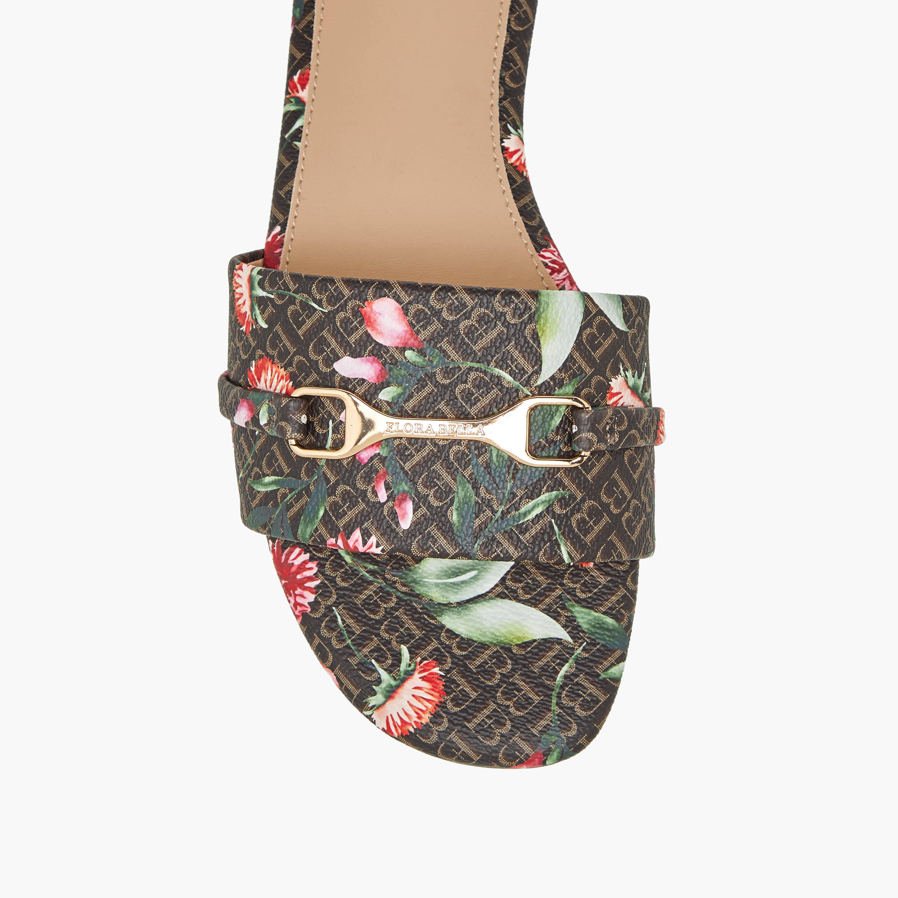 صندل بطبعات مونوجرام للنساء من فلورا بيلا-women-shoes-flats-sandals-image-4