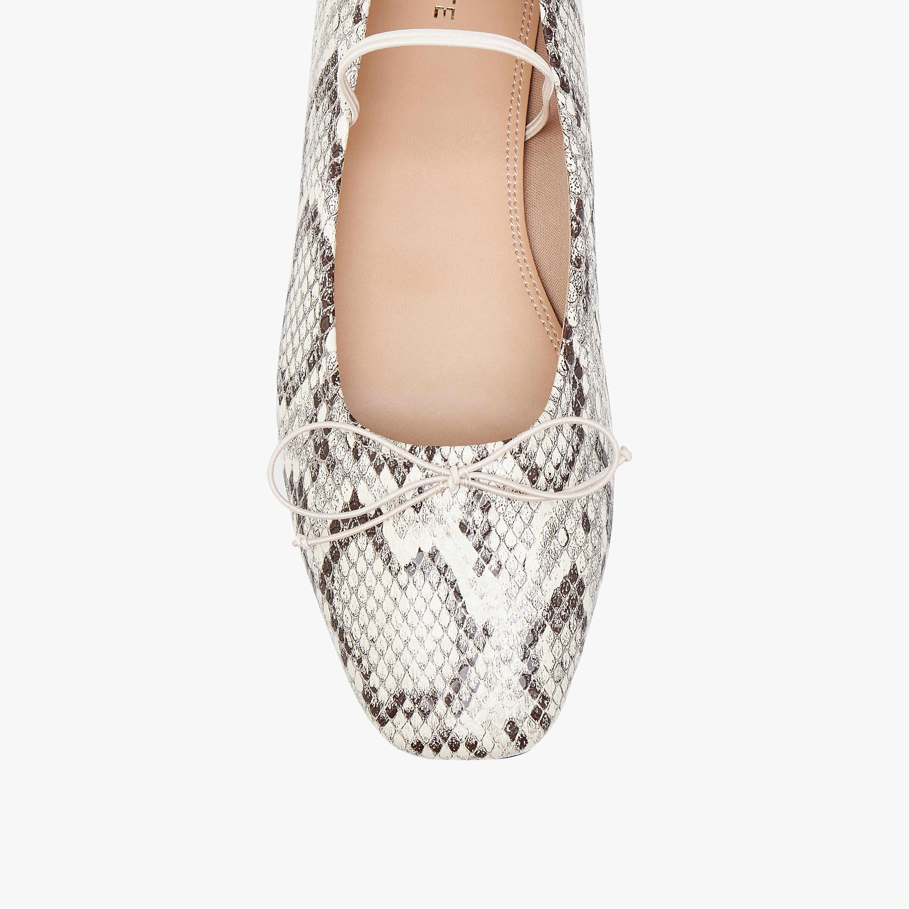 حذاء باليرينا بطبعات وحزام مطاطي للنساء من سيليست-women-shoes-ballerinas-image-4