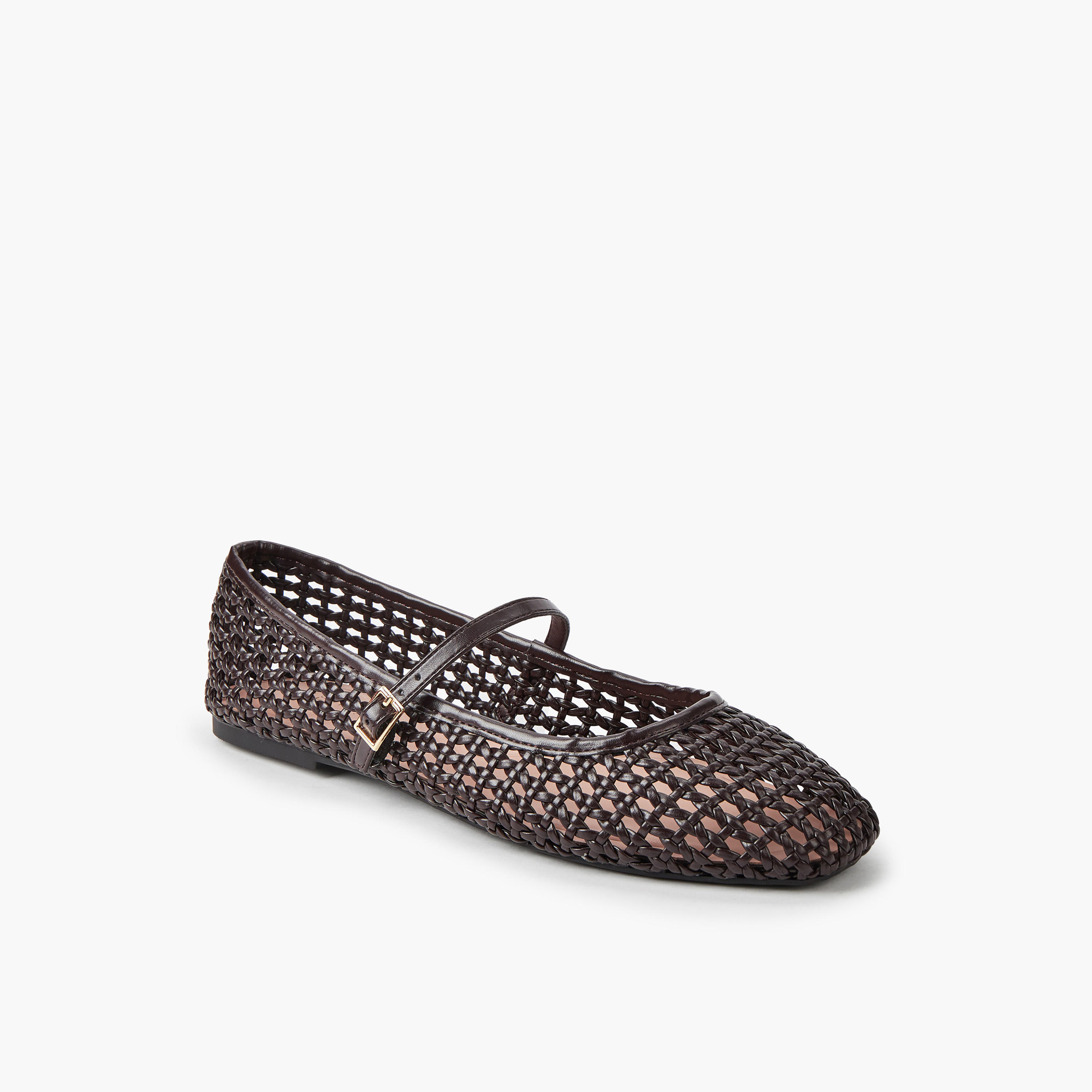 حذاء باليرينا بحزام إبزيم للنساء من سيليست-women-shoes-ballerinas-image-2