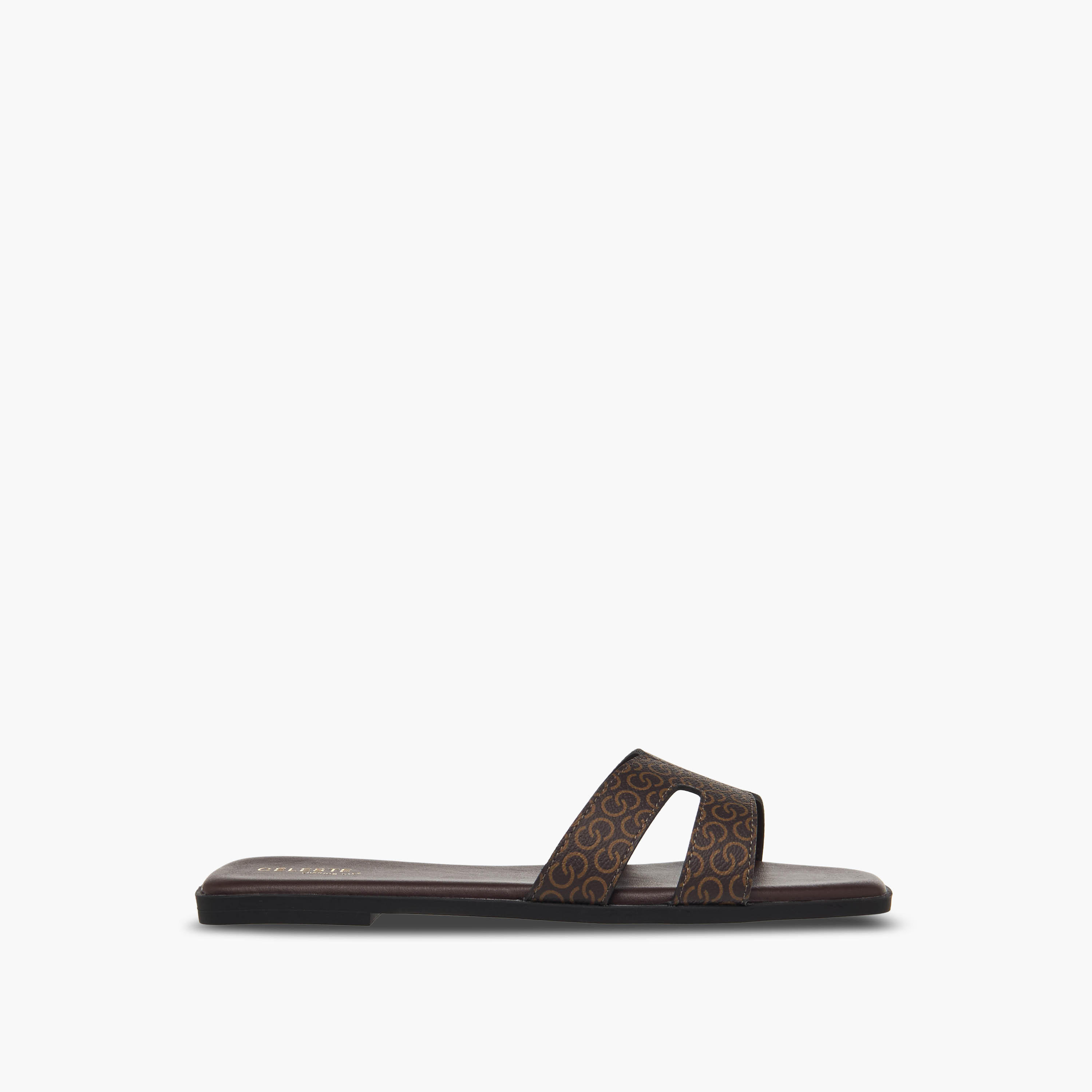 Celeste Women Monogram Print Flat Sandals-women-shoes-flats-sandals-image-3