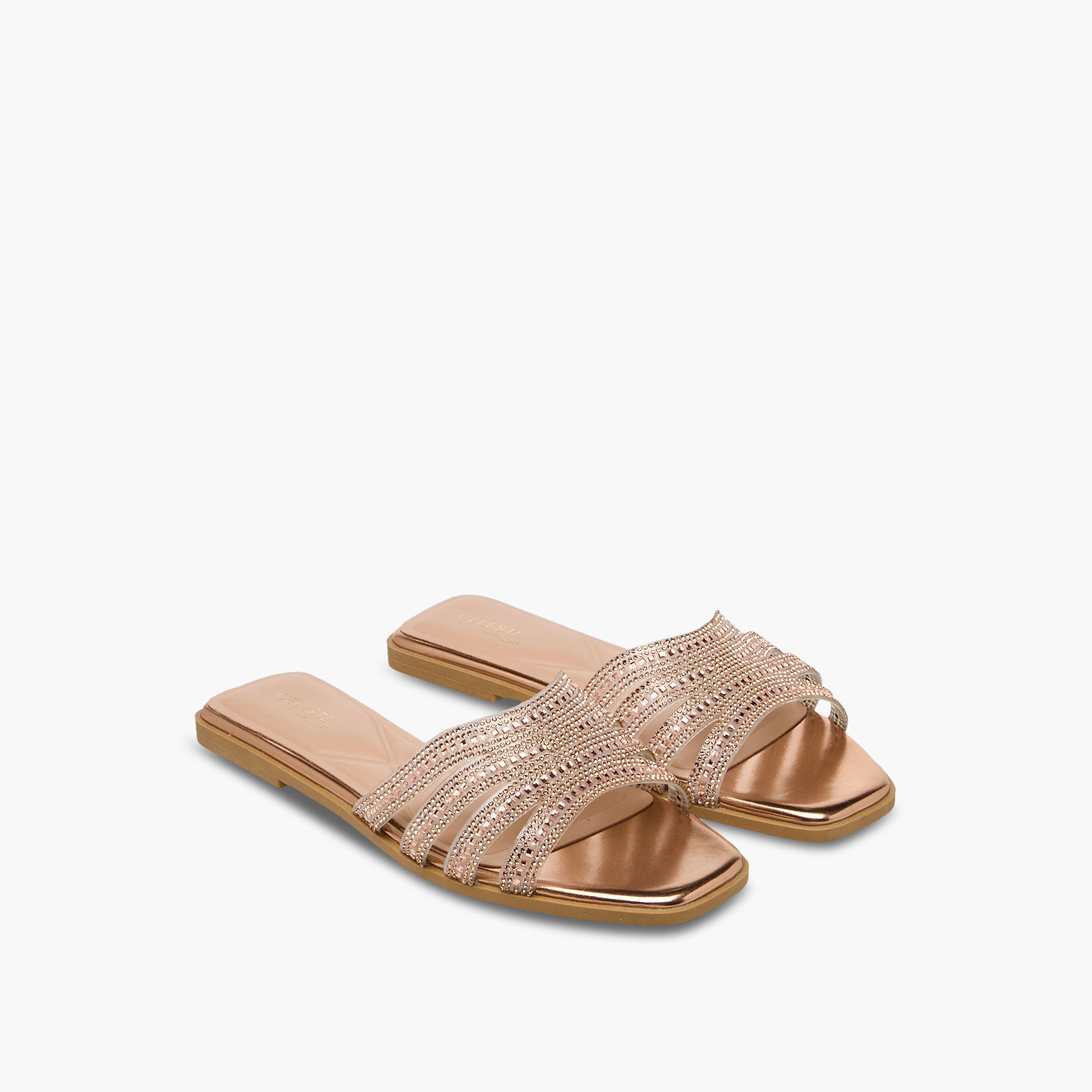 صندل مسطح مزين للنساء من سيليست-women-shoes-flats-sandals-image-1