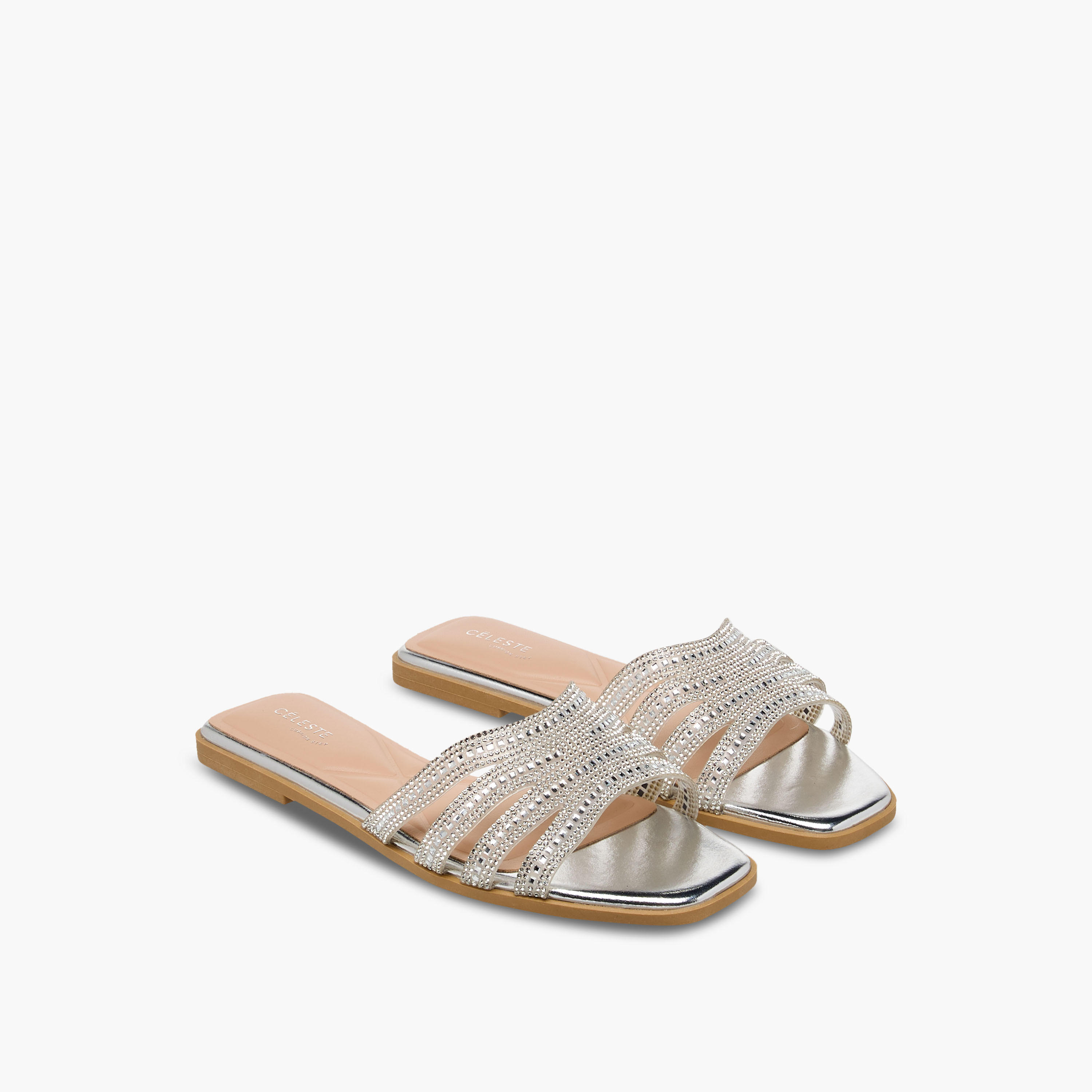 صندل مسطح مزين للنساء من سيليست-women-shoes-flats-sandals-image-1