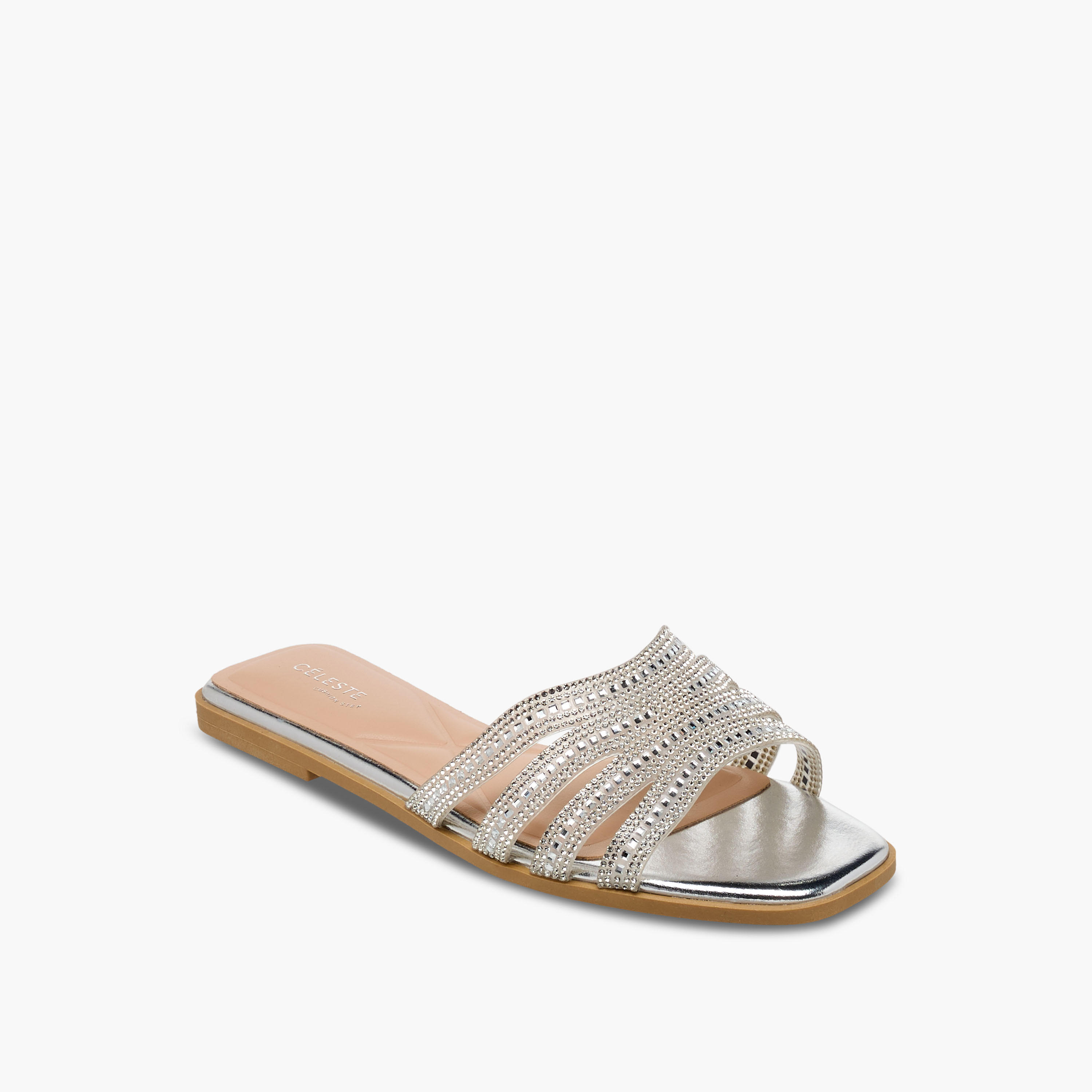 صندل مسطح مزين للنساء من سيليست-women-shoes-flats-sandals-image-2
