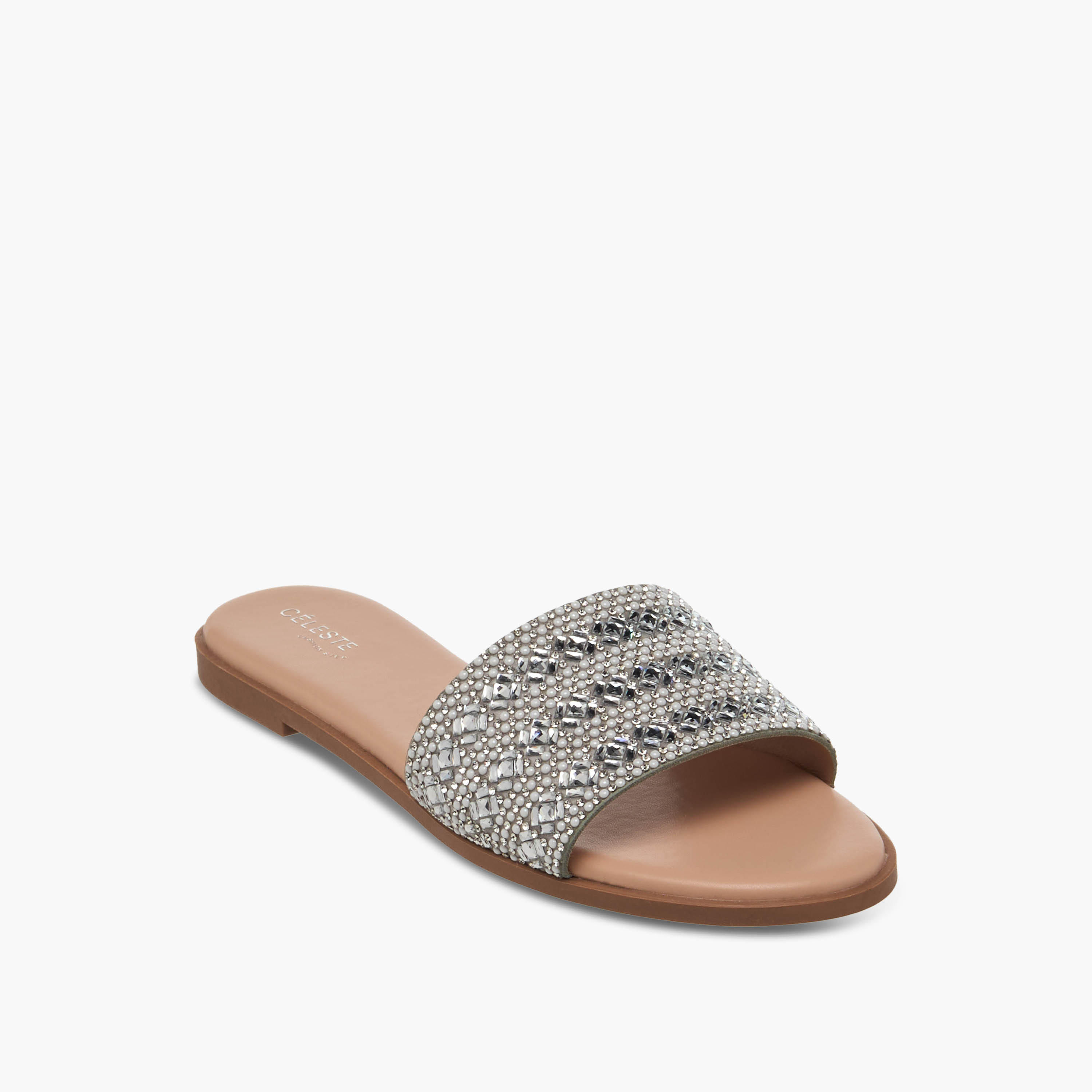 صندل سهل الارتداء مزين للنساء من سيليست-women-shoes-flats-sandals-image-2