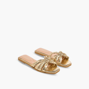 Celeste Women Textured Flat Sandals-women-shoes-sandals-image-1