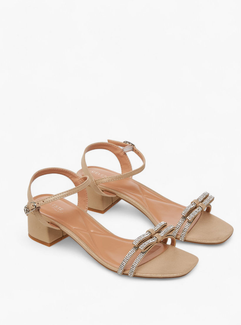 صندل مزين بكعب سميك للنساء من سيليست-women-shoes-sandals-heeled-image-1
