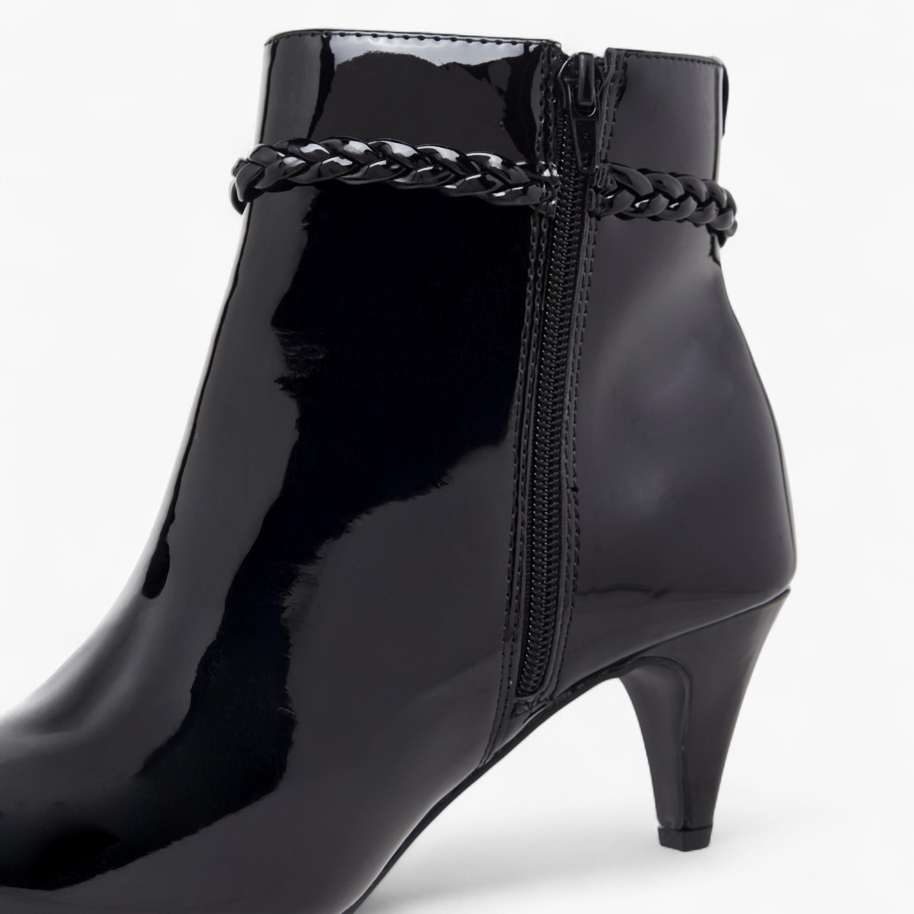 Flora Bella Women Braided Accent Ankle Boots-women-shoes-boots-image-5