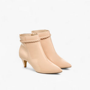 Flora Bella Women Braided Accent Ankle Boots-women-image-1