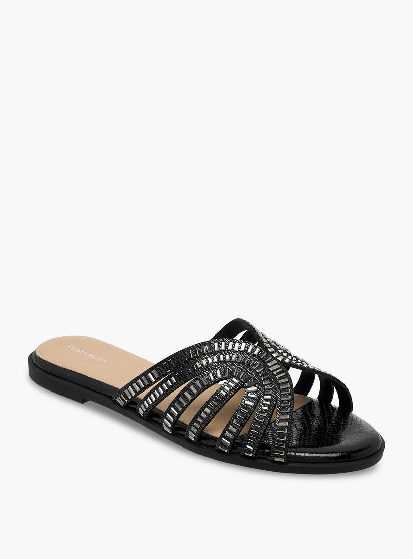 صندل سهل الارتداء بتزيينات للنساء من فلورا بيلا-women-shoes-flats-sandals-image-3