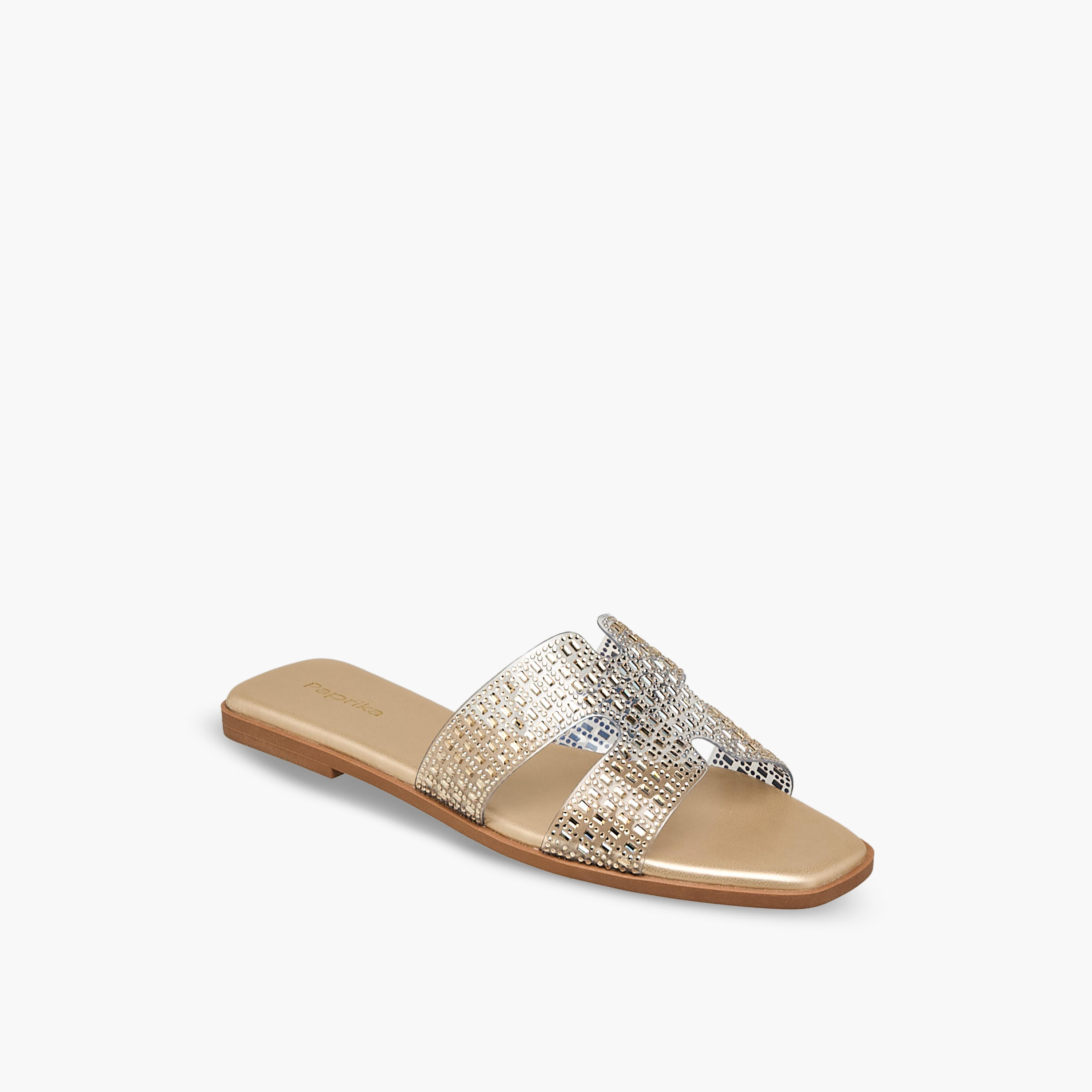 Paprika Women Embellished Slip-On Flat Sandals-women-shoes-flats-sandals-image-2