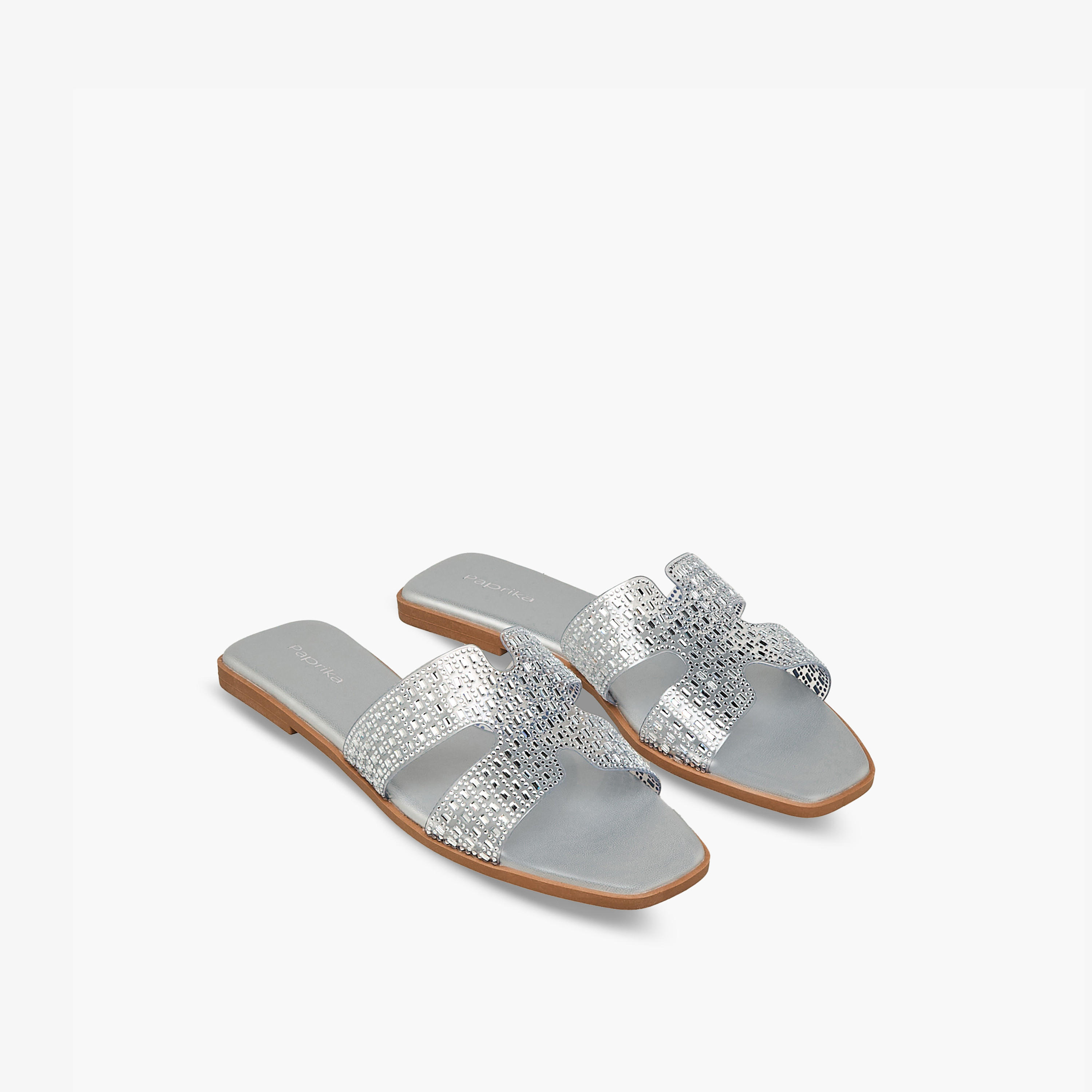 Paprika Women Embellished Slip-On Flat Sandals-women-shoes-flats-sandals-image-1