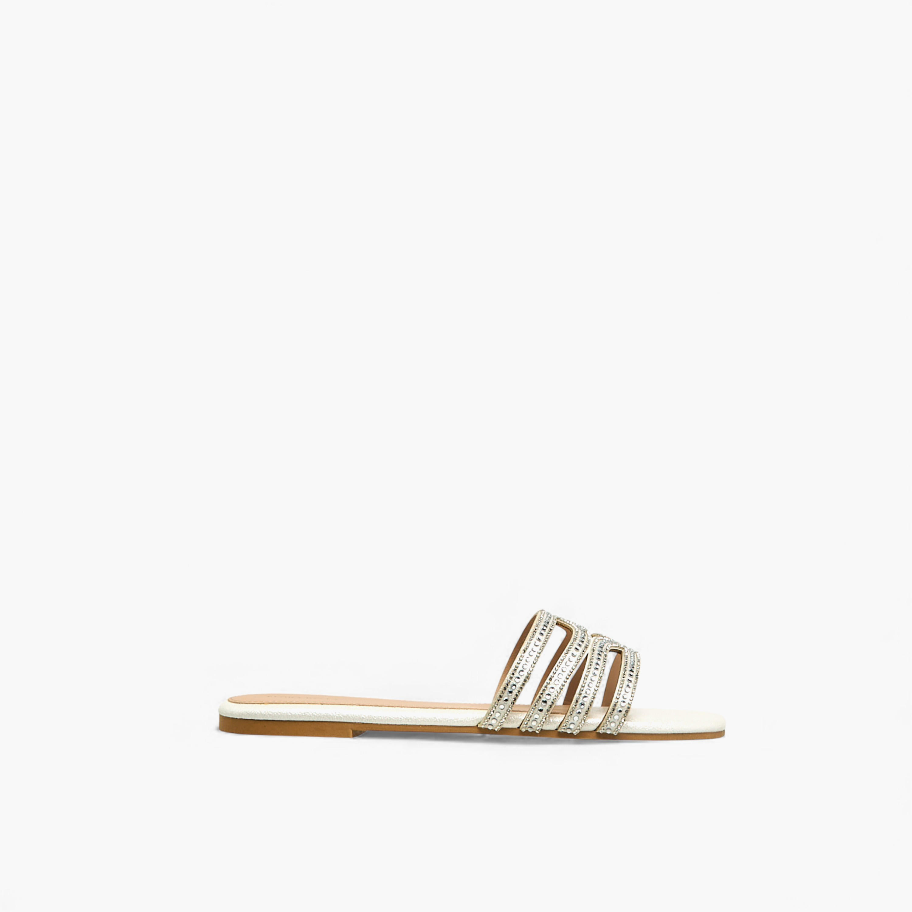 صندل مسطح سهل الارتداء مزين للنساء من فلورا بيلا-women-shoes-flats-sandals-image-3