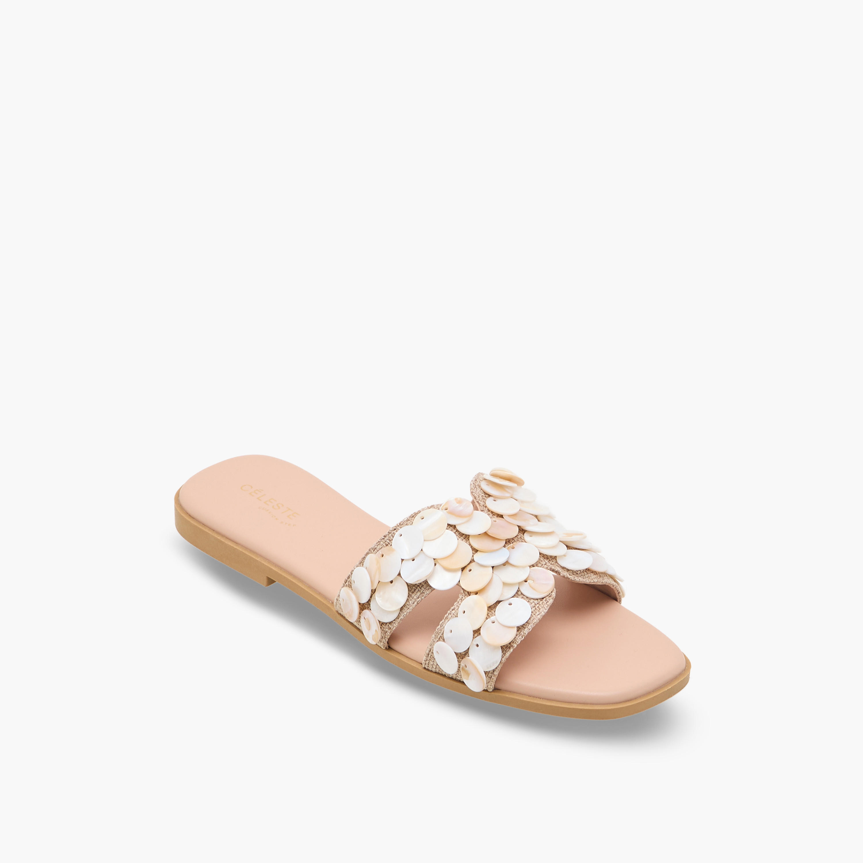 صندل سهل الارتداء مزين للنساء من سيليست-women-shoes-flats-sandals-image-2
