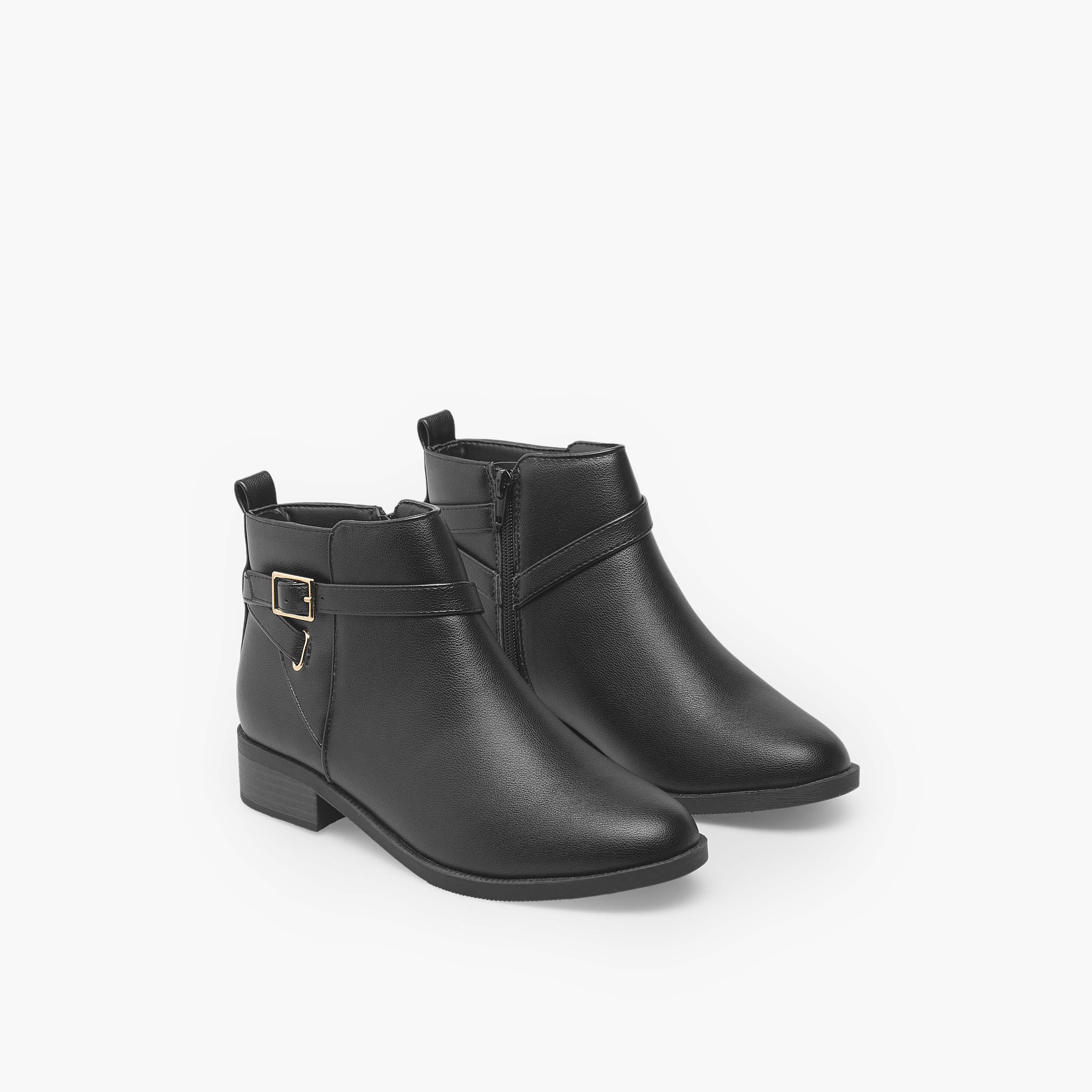 Flora Bella Women Zip Closure Ankle Boots-women-shoes-boots-image-1