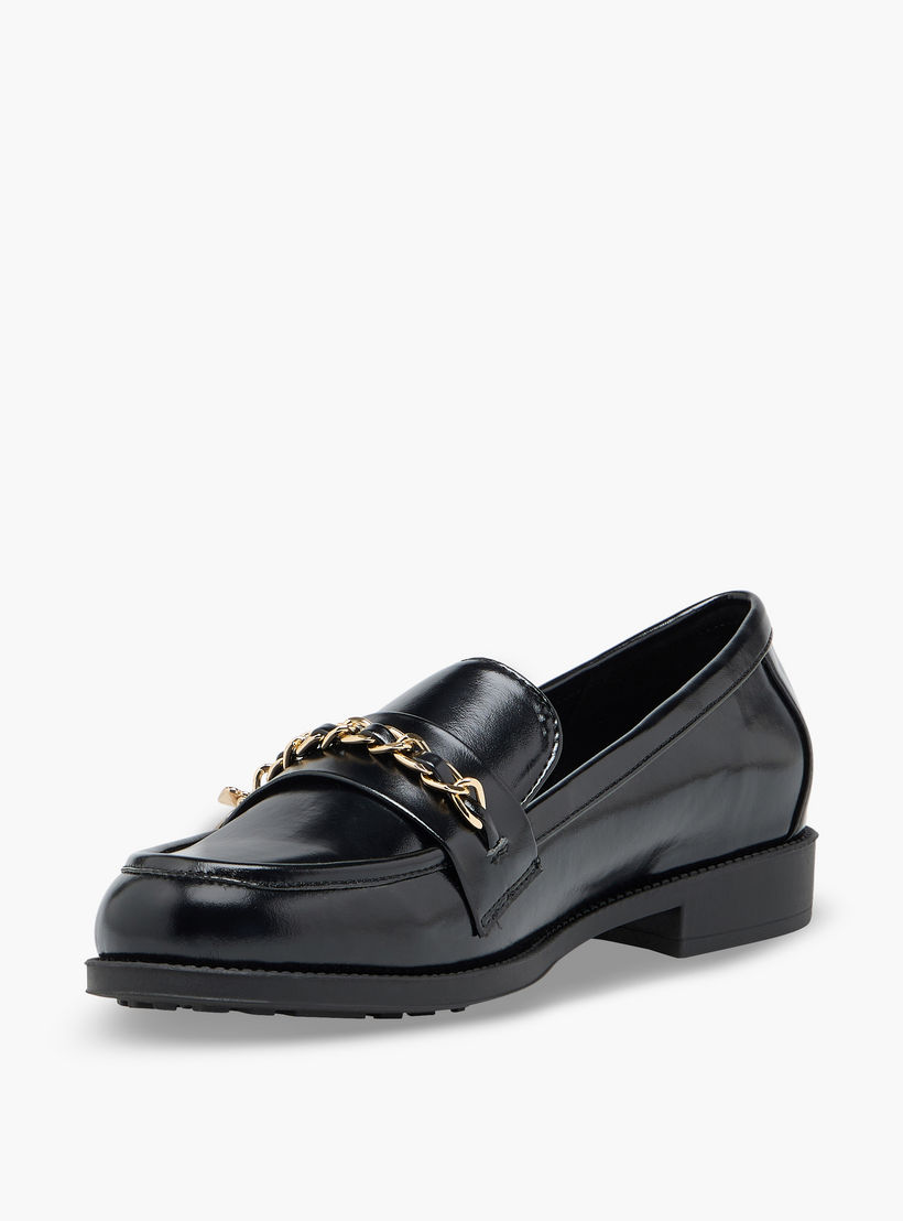Celeste Women Metal Accent Loafers-women-shoes-flats-loafers-image-4