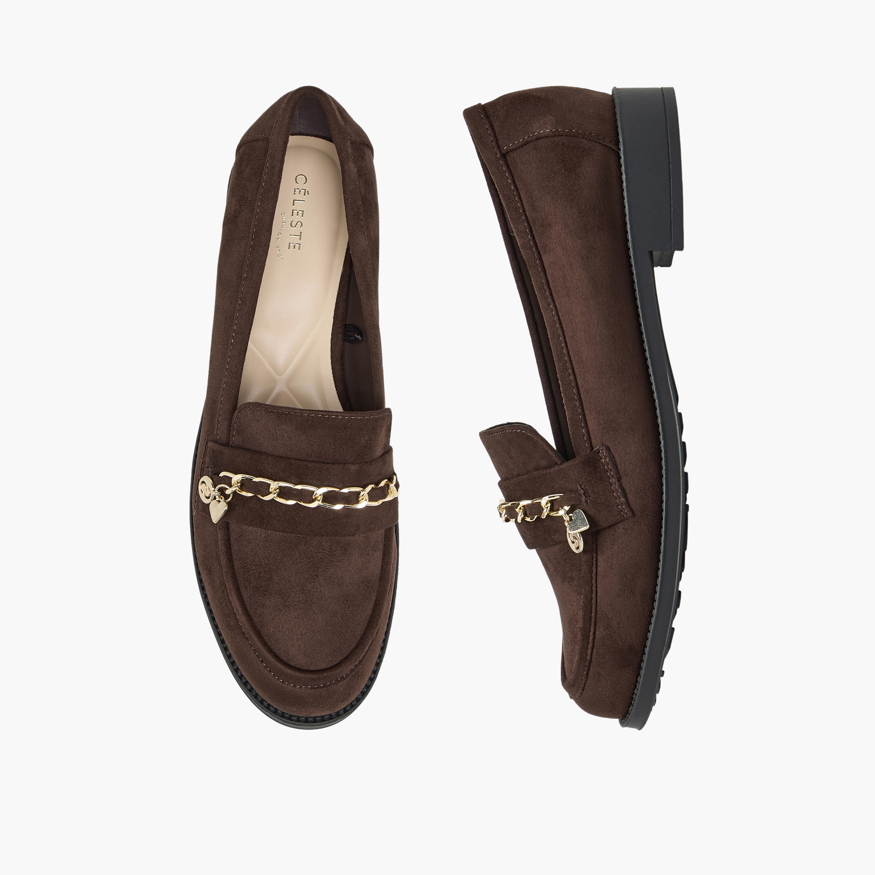 Celeste Women Metal Accent Loafers-women-shoes-flats-loafers-image-1