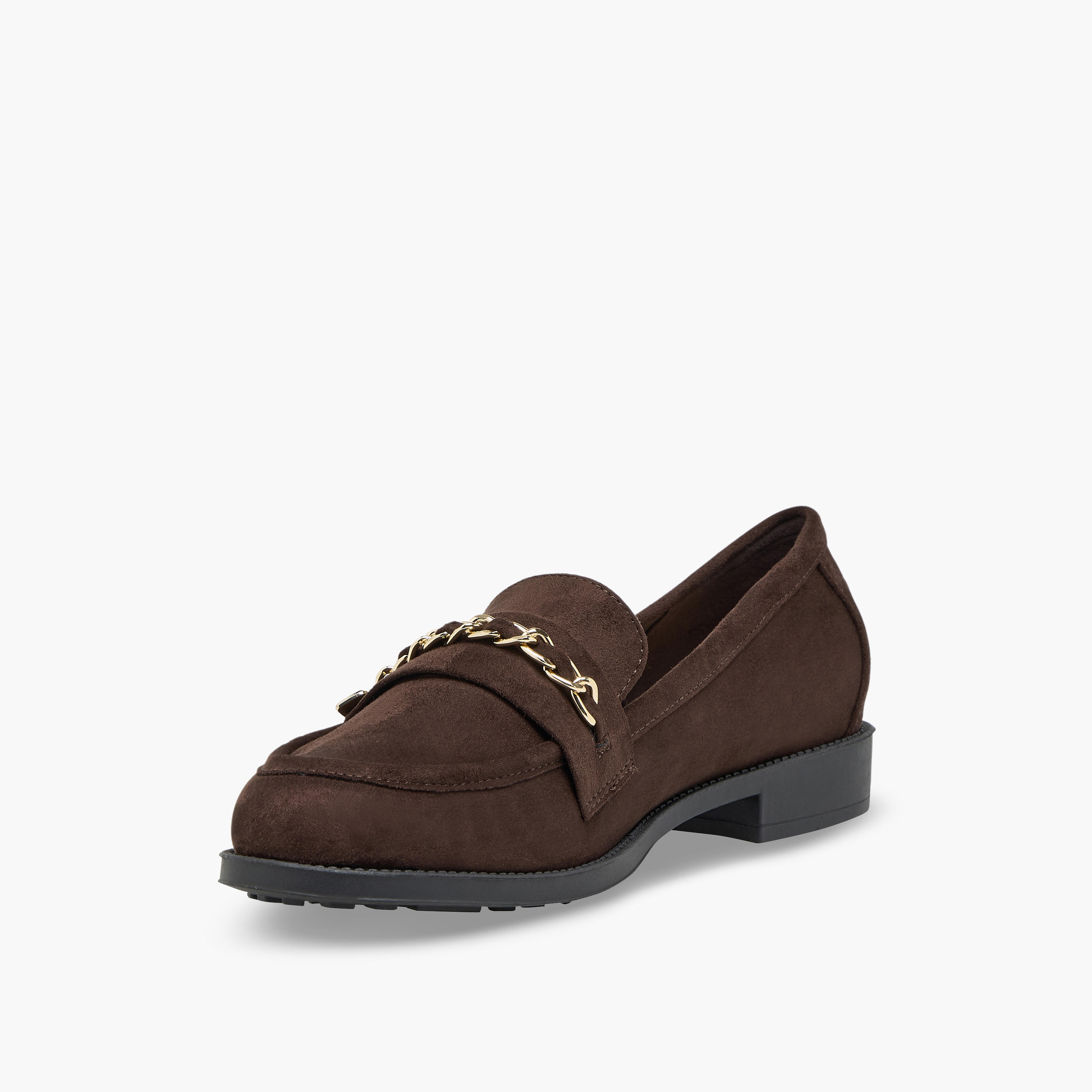 Celeste Women Metal Accent Loafers-women-shoes-flats-loafers-image-4
