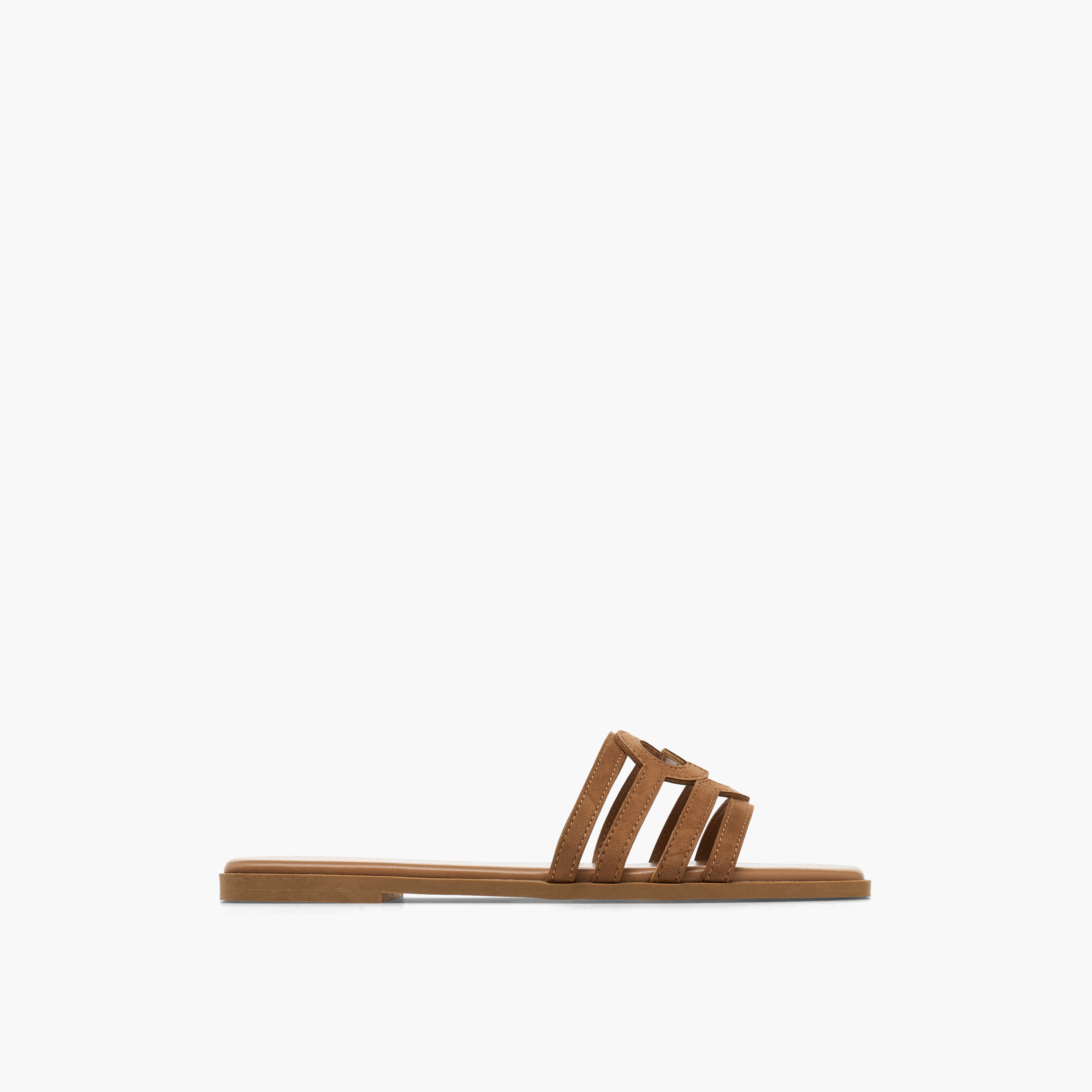 Celeste Women Suede Strappy Slip-On Sandals-women-shoes-sandals-flats-image-3