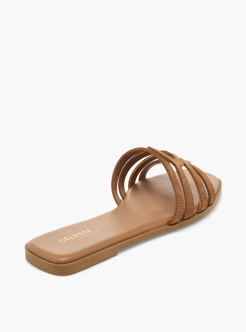 Celeste Women Suede Strappy Slip-On Sandals-women-shoes-sandals-flats-image-6