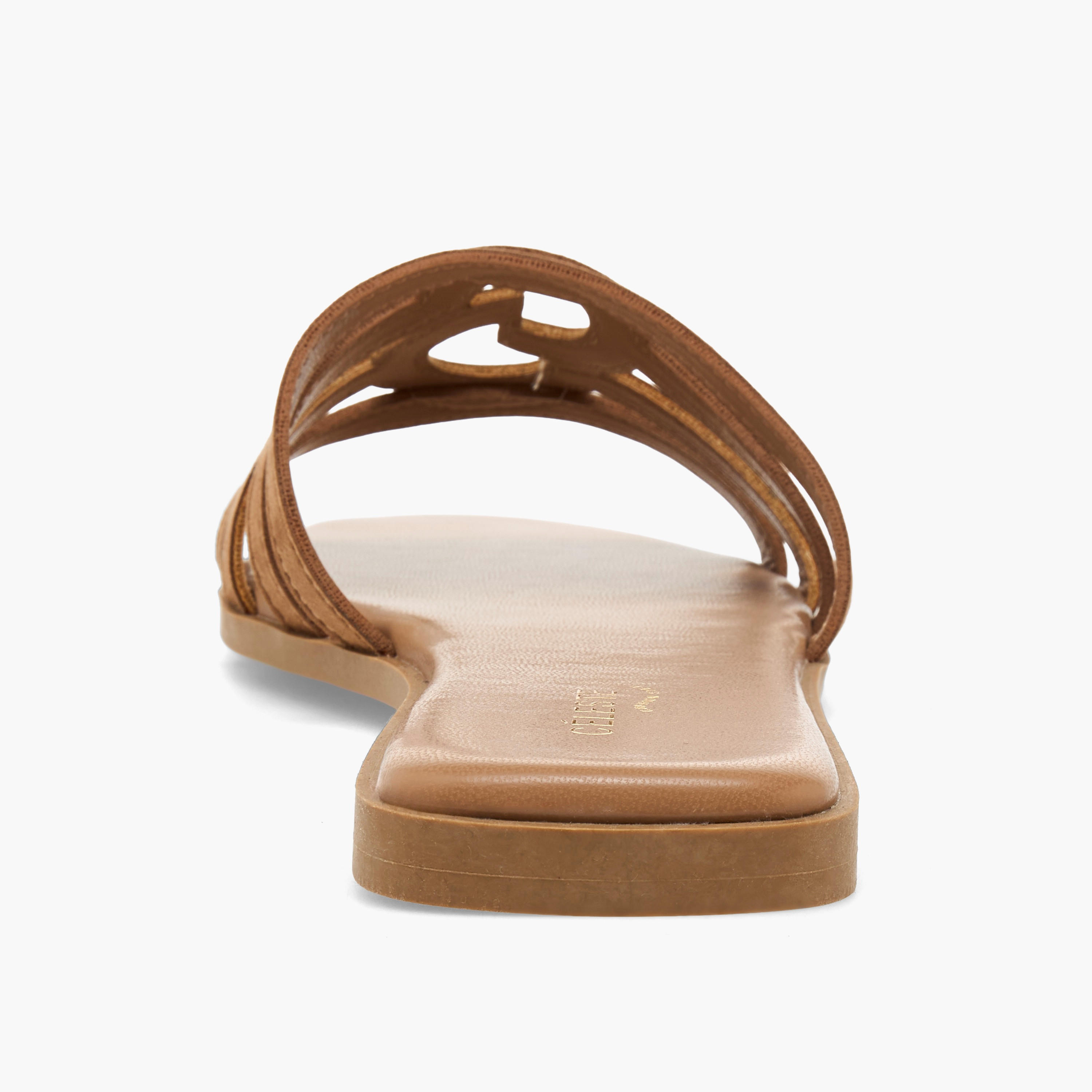 Celeste Women Suede Strappy Slip-On Sandals-women-shoes-sandals-flats-image-8