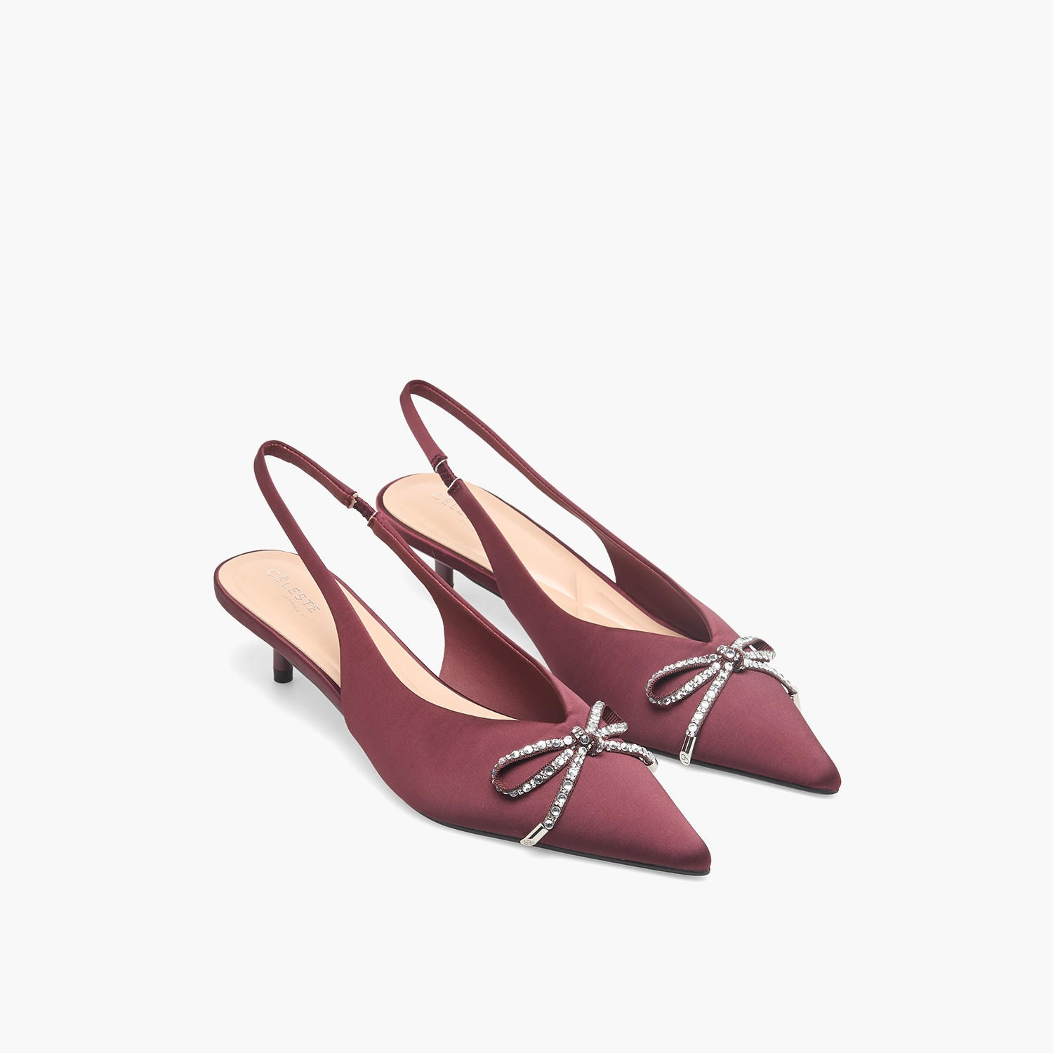 Celeste Women Embellished Slingback Kitten Heel Shoes-women-shoes-heels-image-1