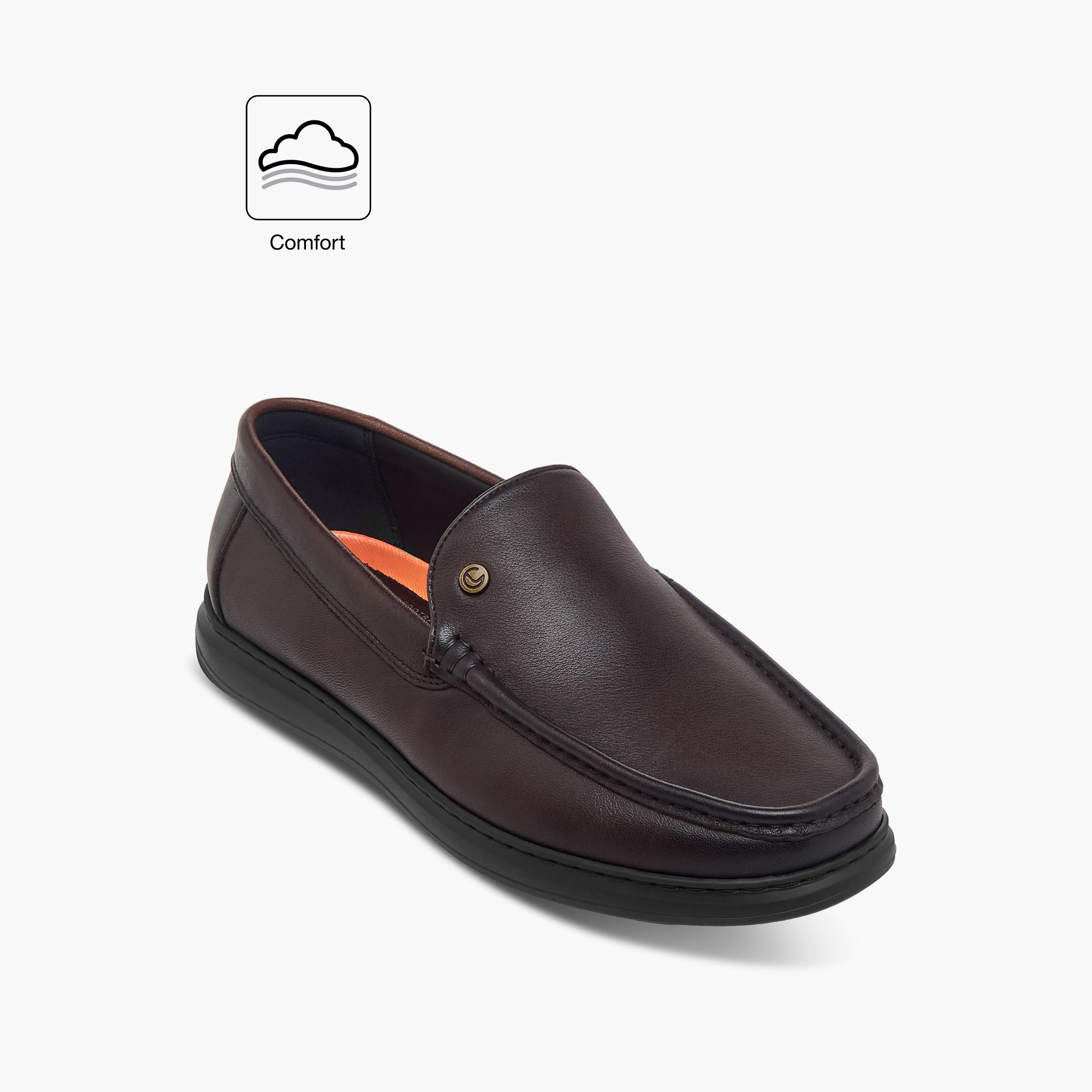 Le Confort Solid Slip-On Comfort Moccasins-men-shoes-formalshoes-image-2