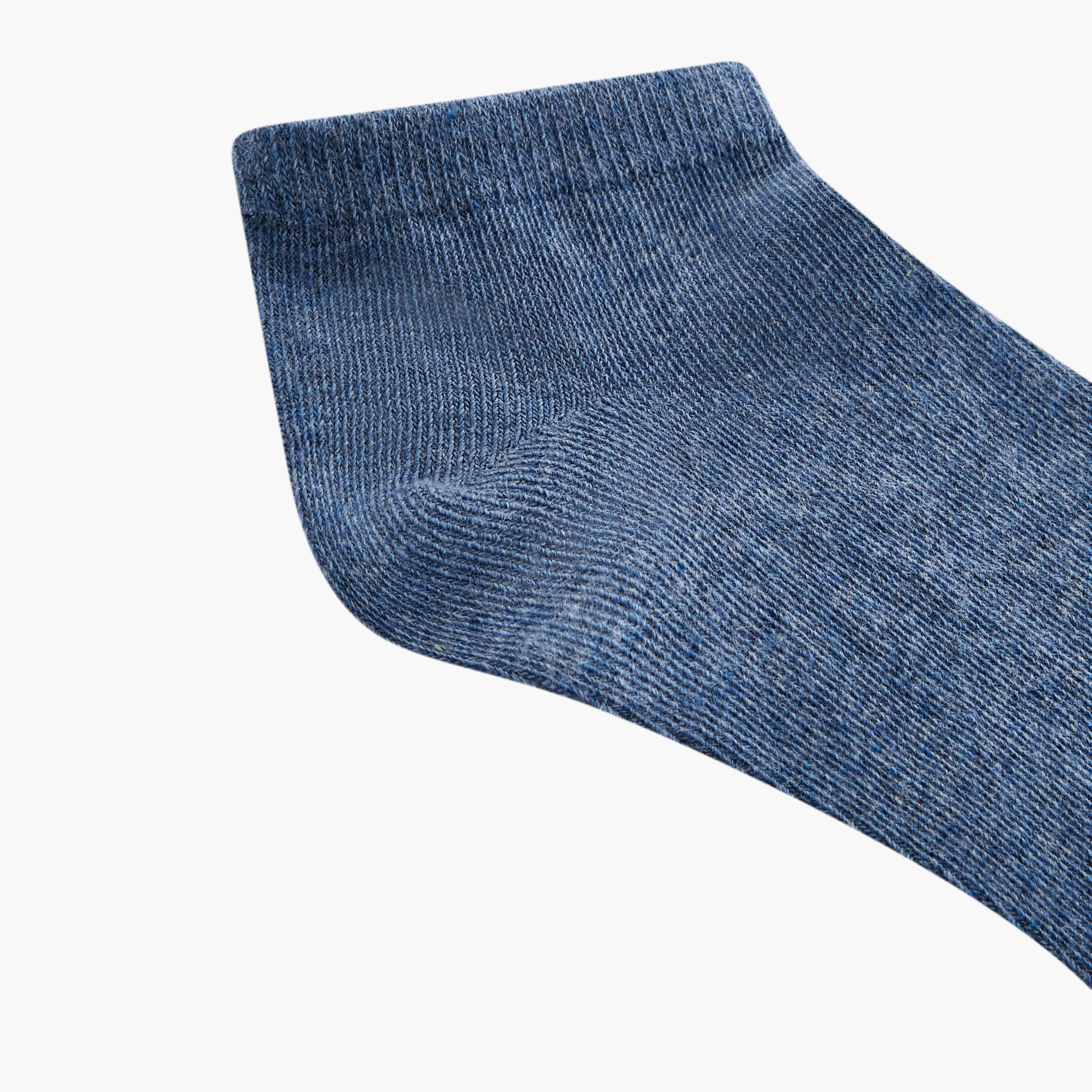 Gloo Solid Ankle Length Socks - Set of 5-women-socksandstockings-image-5