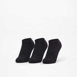 Gloo Solid Ankle Length Cushioned Socks - Set of 3-women-image-1
