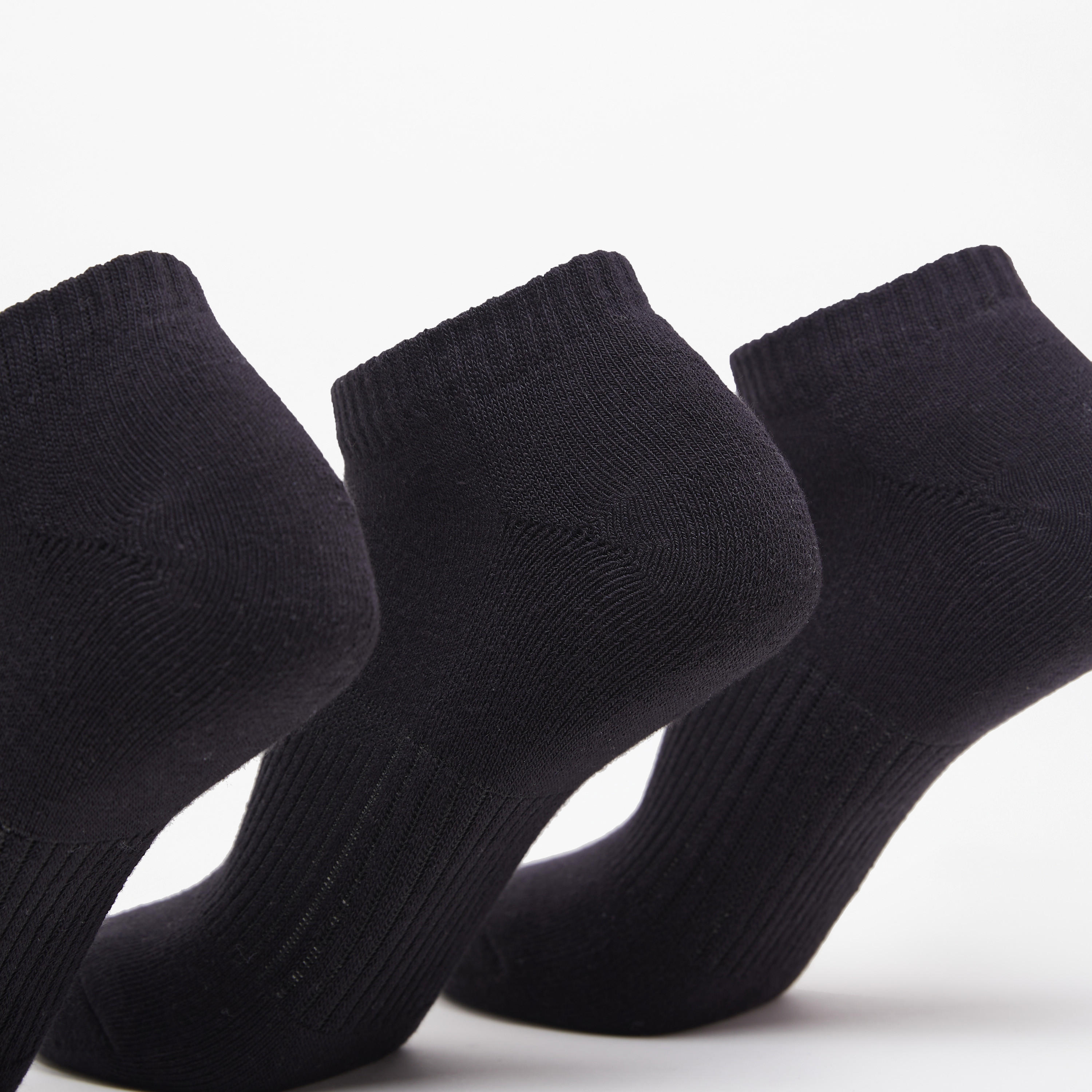 Gloo Solid Ankle Length Cushioned Socks - Set of 3-women-socksandstockings-image-2
