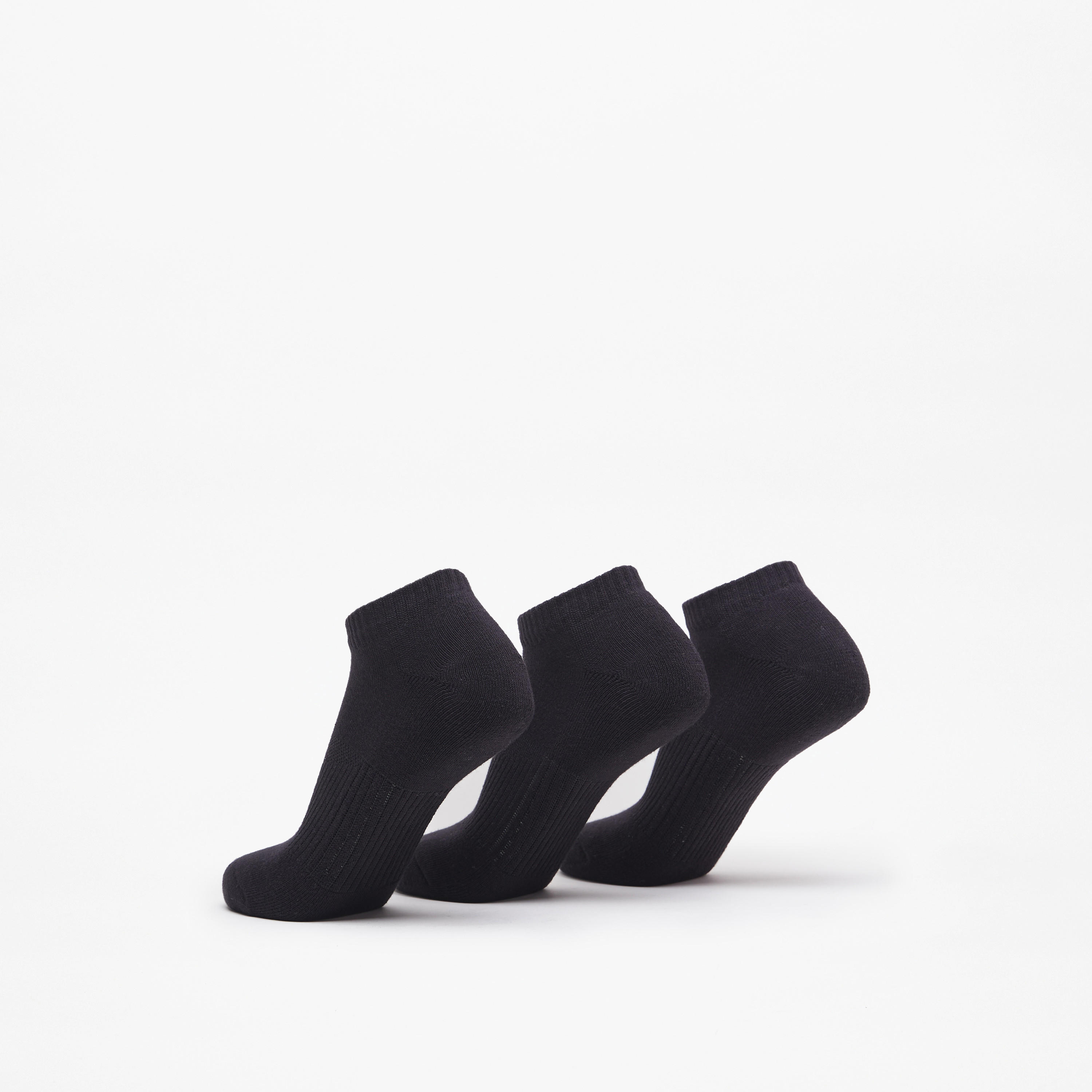 Gloo Solid Ankle Length Cushioned Socks - Set of 3-women-socksandstockings-image-3
