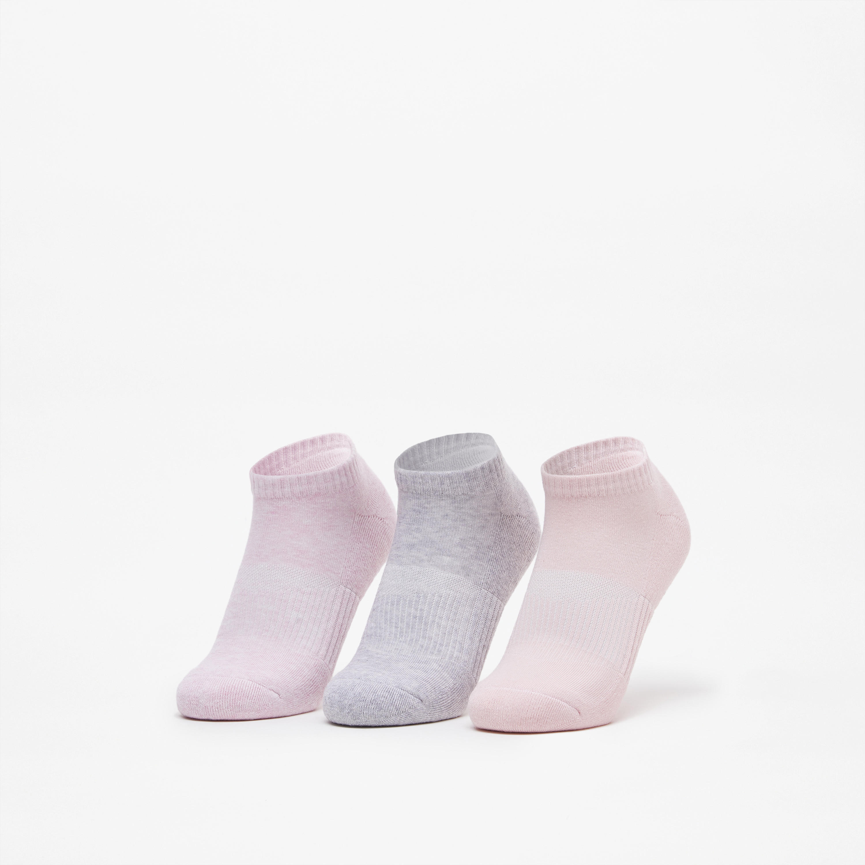 Gloo Solid Ankle Length Cushioned Socks - Set of 3-women-socksandstockings-image-1