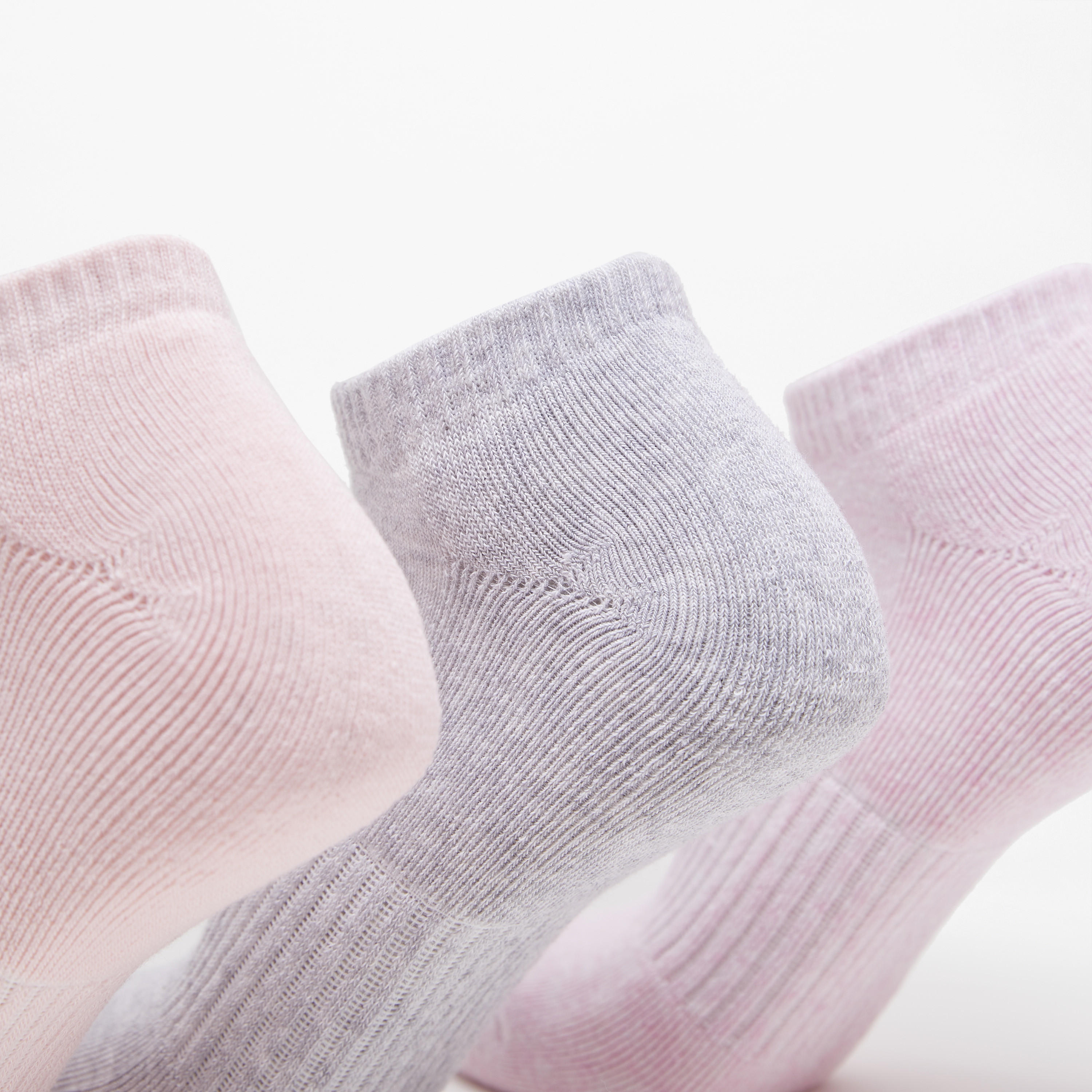 Gloo Solid Ankle Length Cushioned Socks - Set of 3-women-socksandstockings-image-2