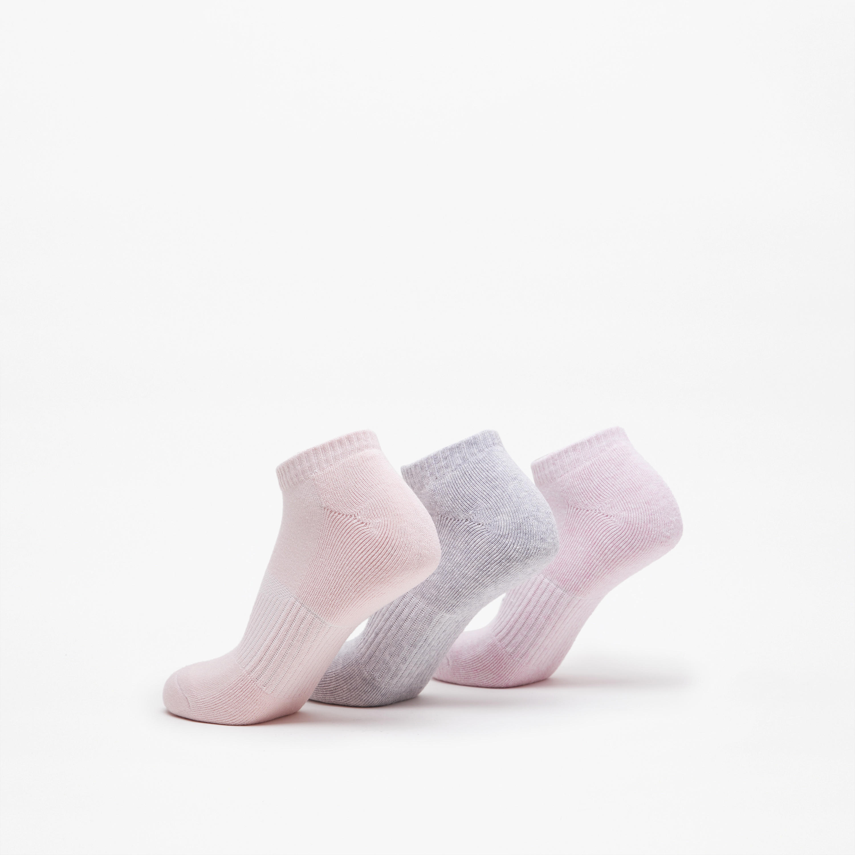 Gloo Solid Ankle Length Cushioned Socks - Set of 3-women-socksandstockings-image-3
