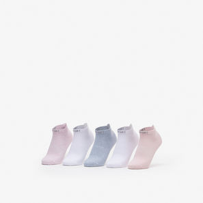 Gloo Printed Hem Ankle Length Socks - Set of 5-women-image-1