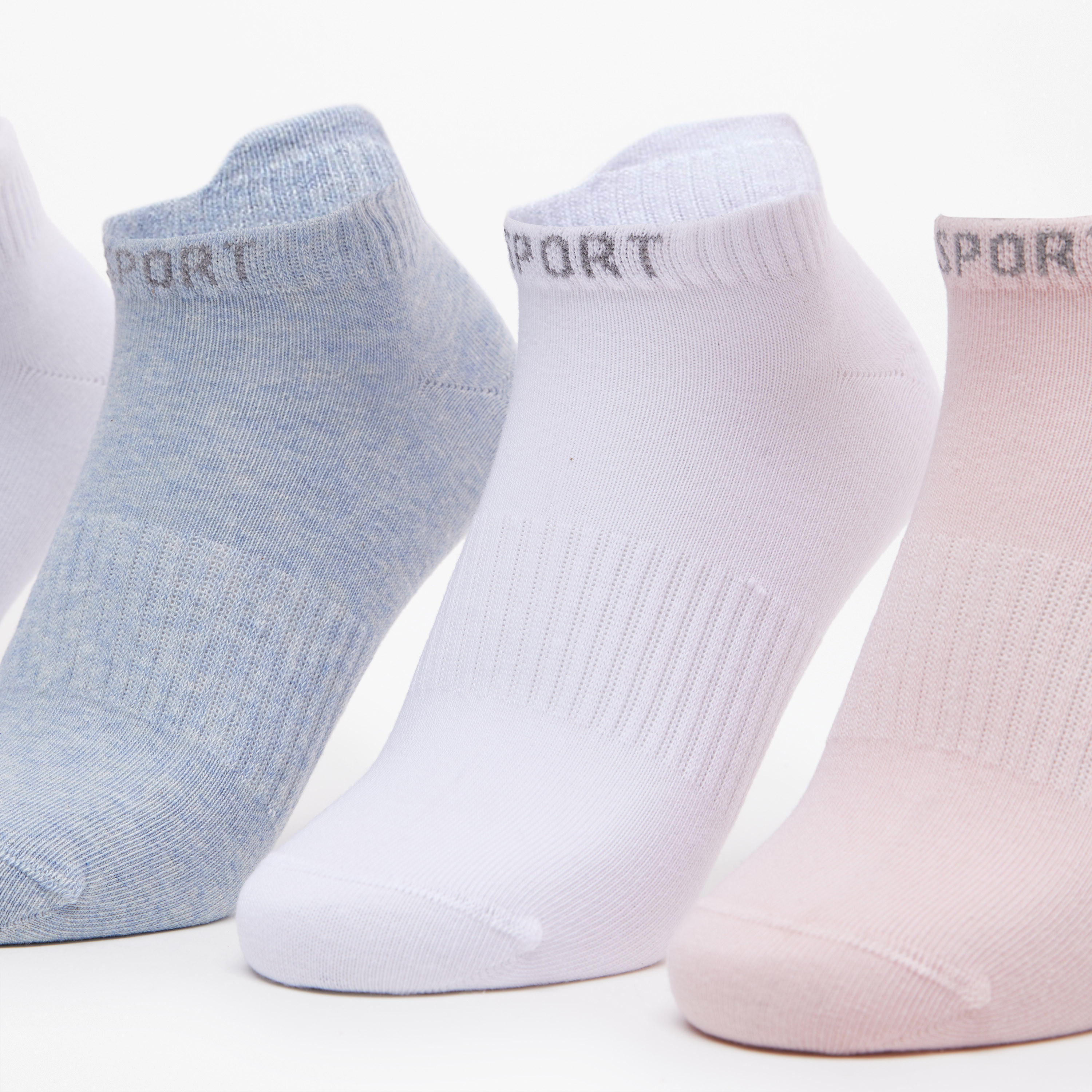 Gloo Printed Hem Ankle Length Socks - Set of 5-women-socksandstockings-image-2