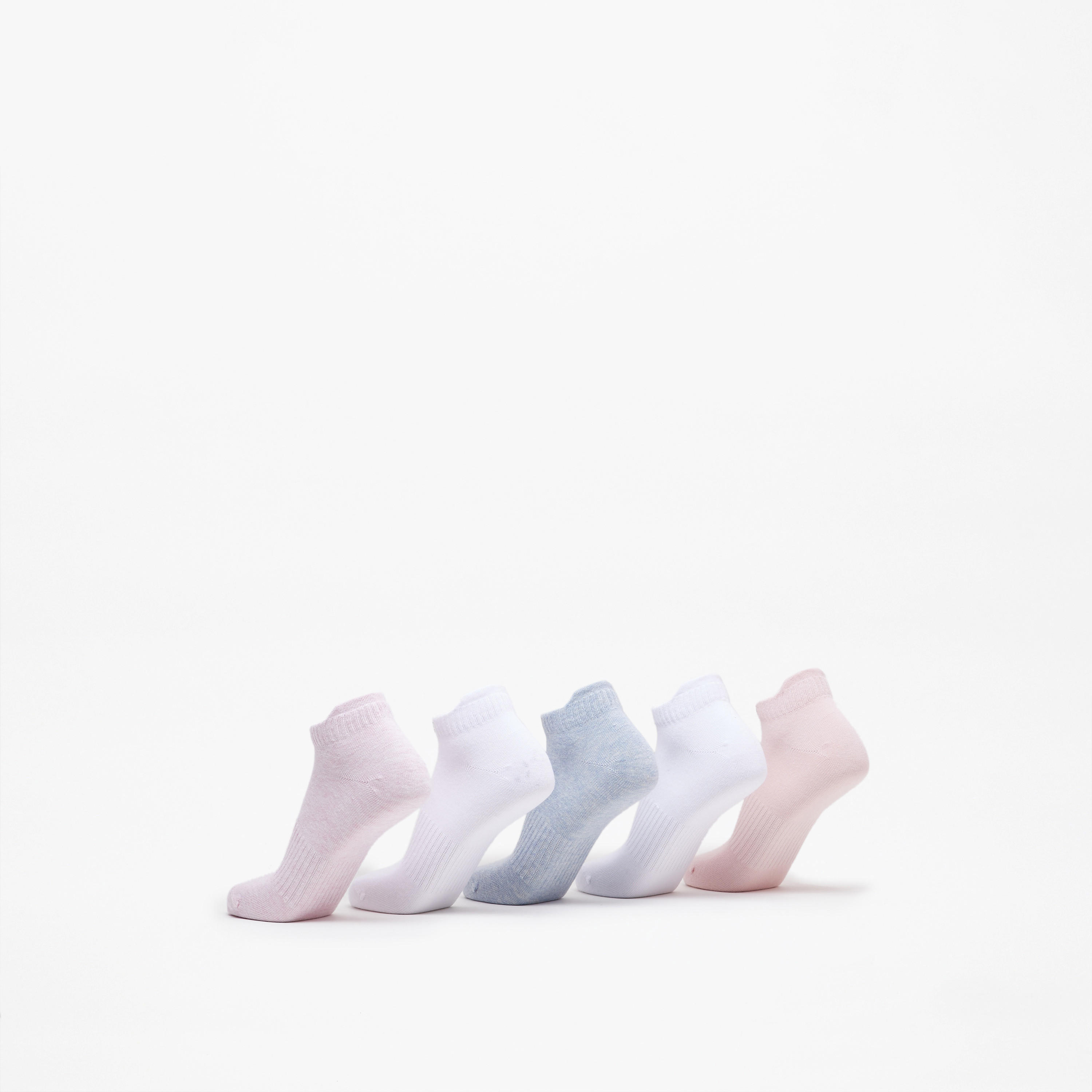 Gloo Printed Hem Ankle Length Socks - Set of 5-women-socksandstockings-image-3