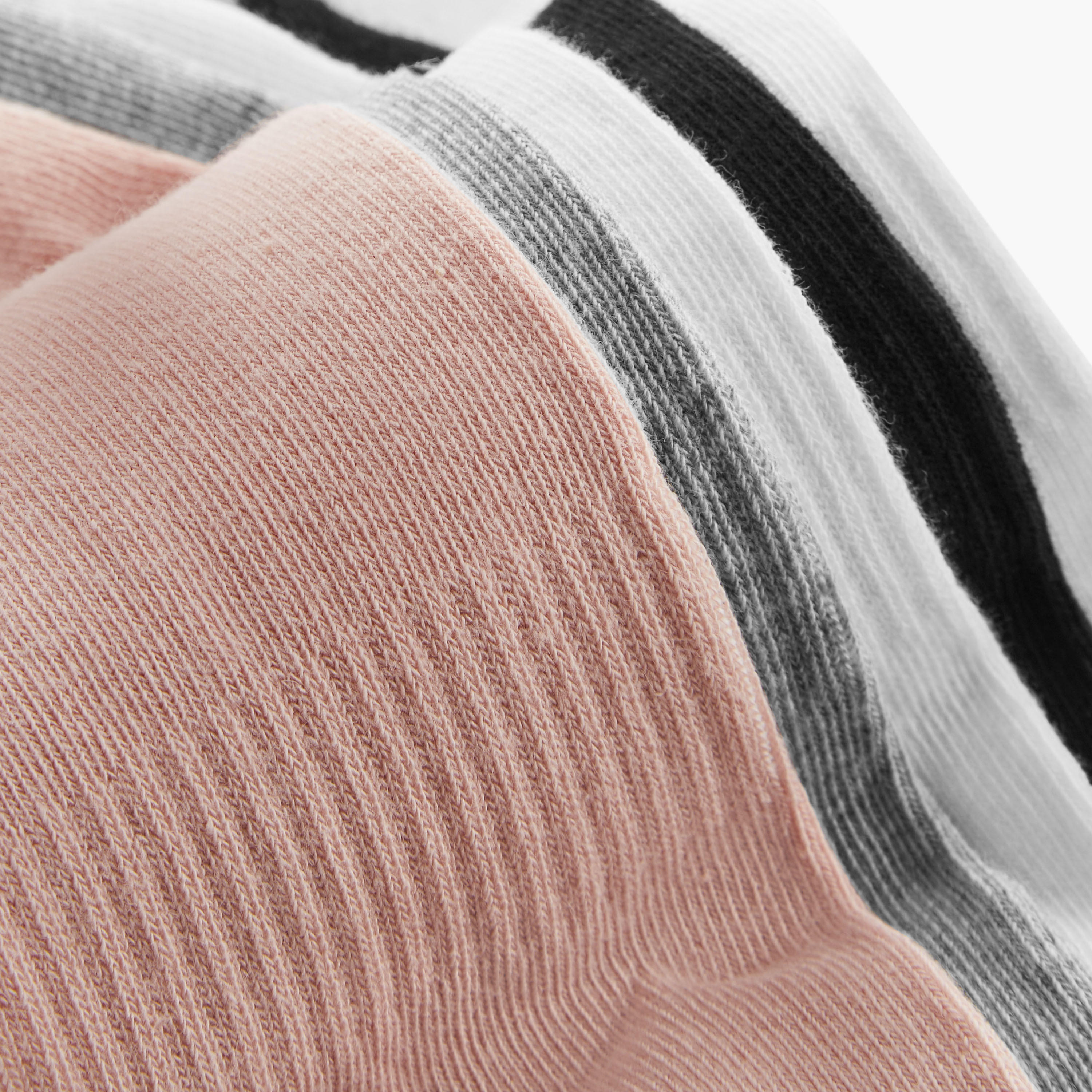 Gloo Solid Ankle Length Socks - Set of 5-women-socksandstockings-image-4