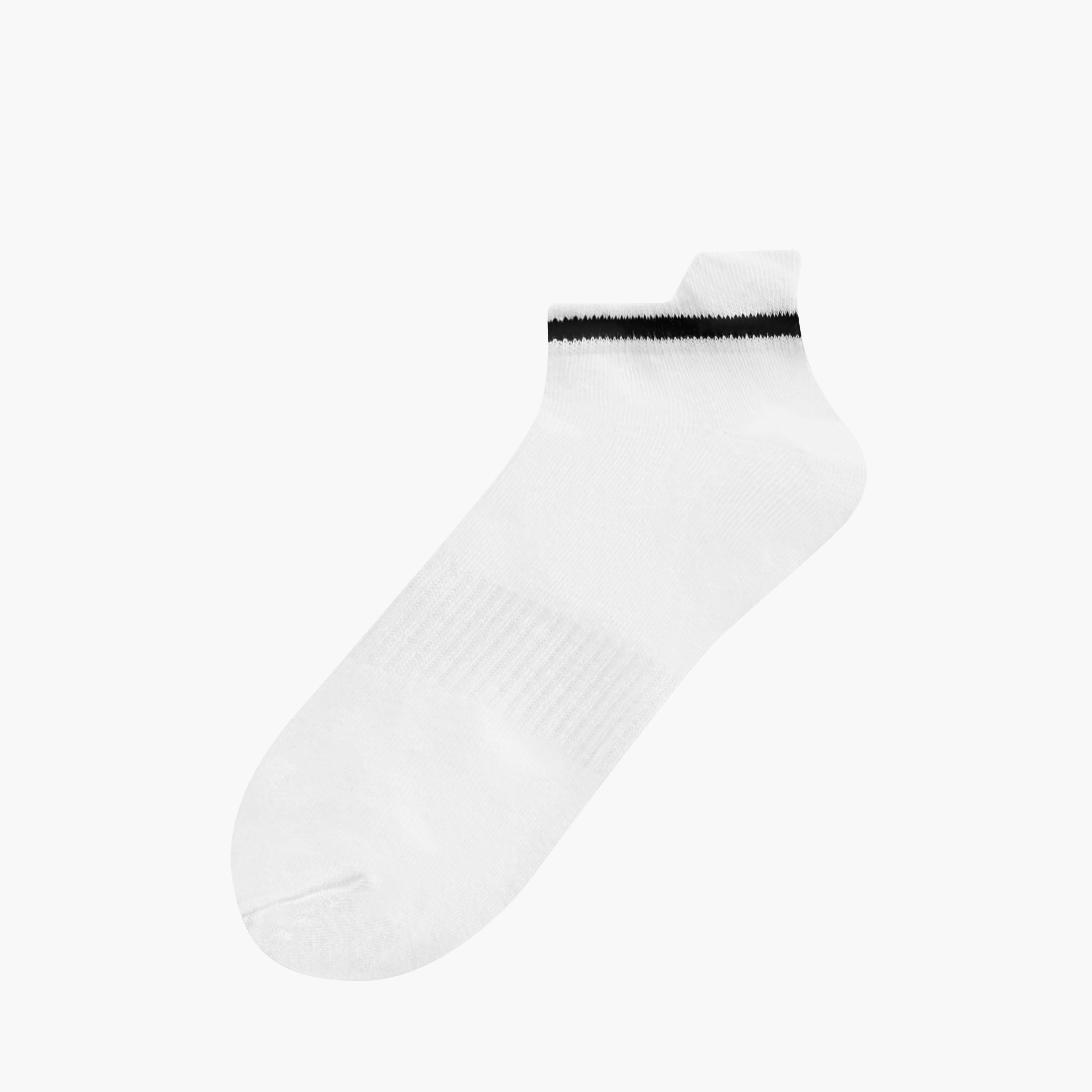 Gloo Solid Ankle Length Socks - Set of 5-women-socksandstockings-image-2