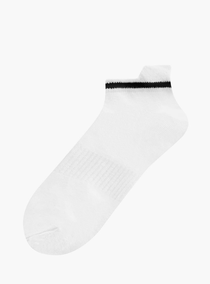 Gloo Solid Ankle Length Socks - Set of 5-women-socksandstockings-image-2