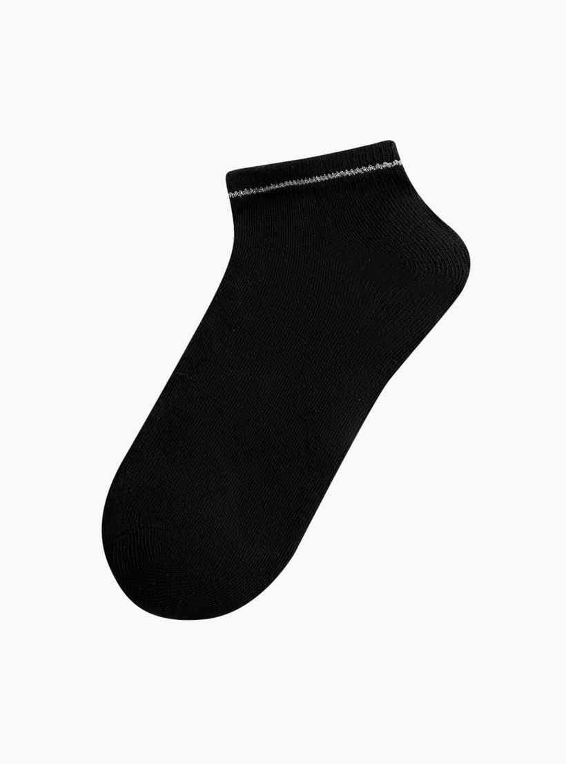 Gloo Assorted Ankle Length Socks - Set of 5-women-socksandstockings-image-2