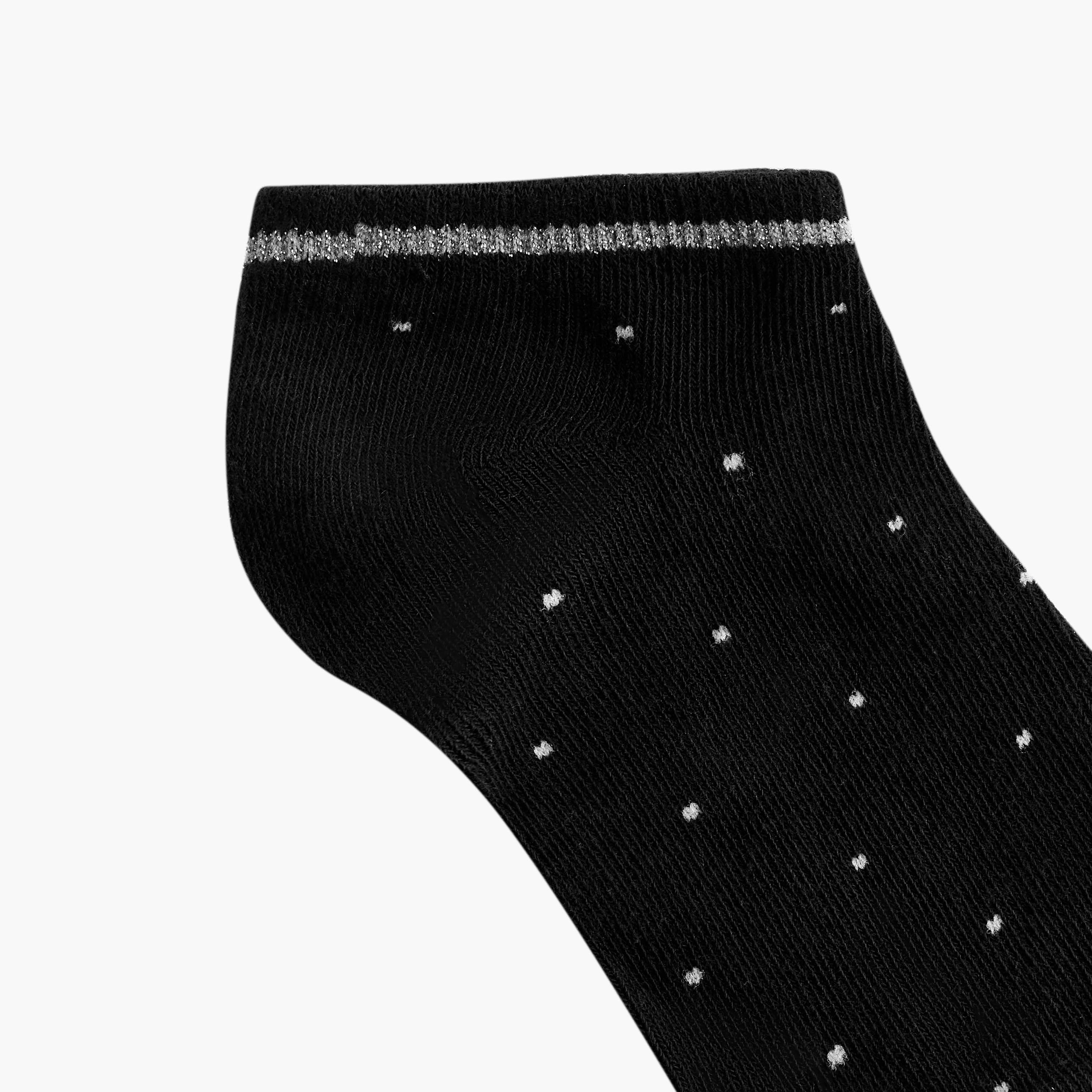 Gloo Assorted Ankle Length Socks - Set of 5-women-socksandstockings-image-3