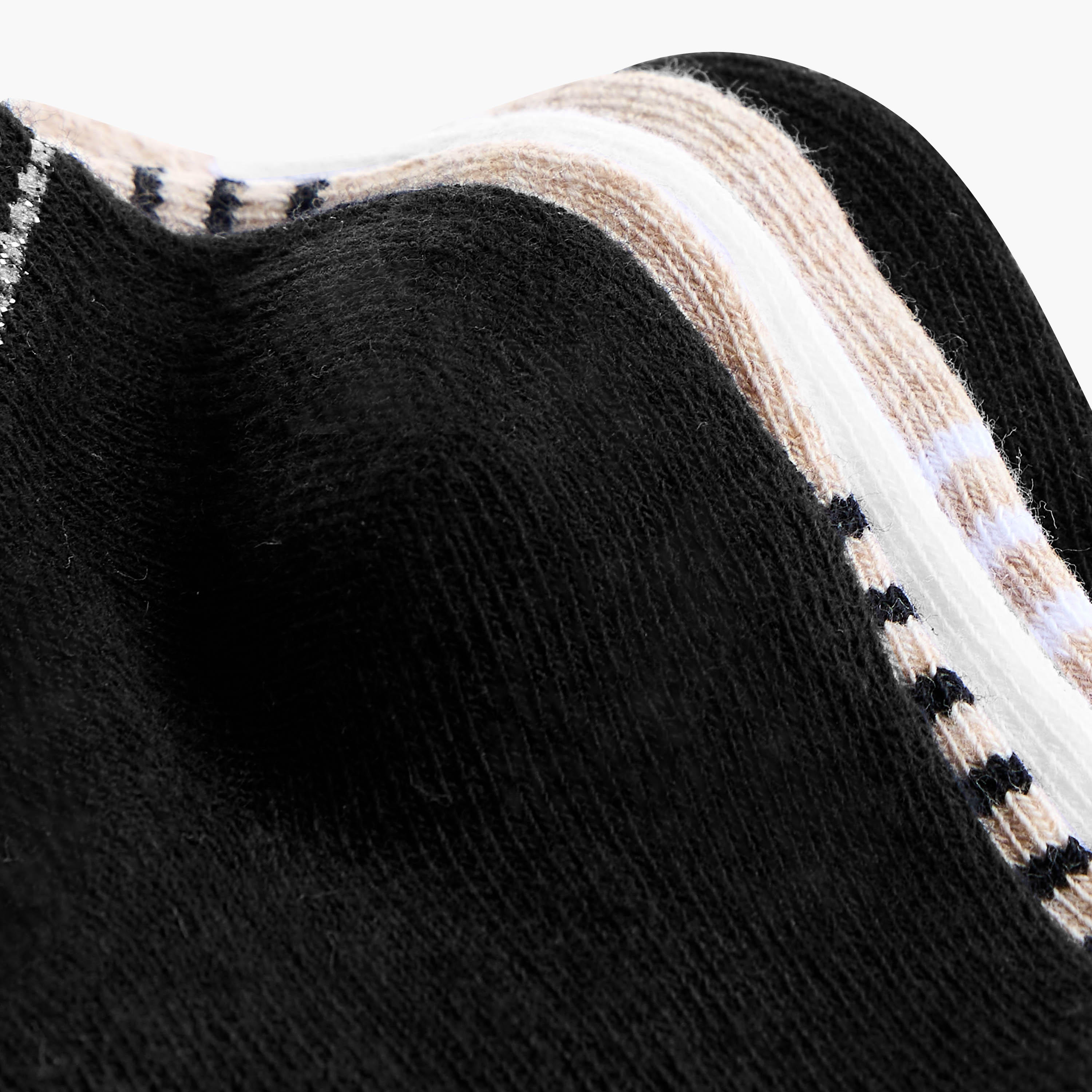 Gloo Assorted Ankle Length Socks - Set of 5-women-socksandstockings-image-4
