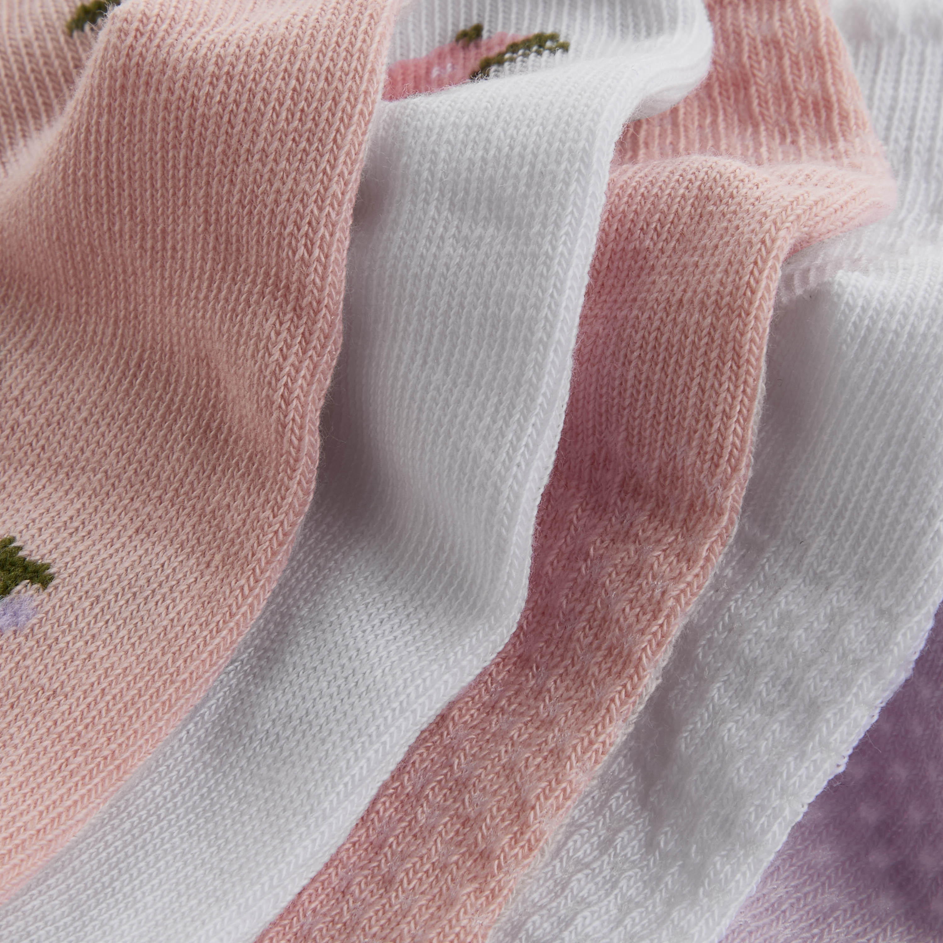 Gloo Pack of 5 Ankle Length Cotton Socks-women-socksandstockings-image-4