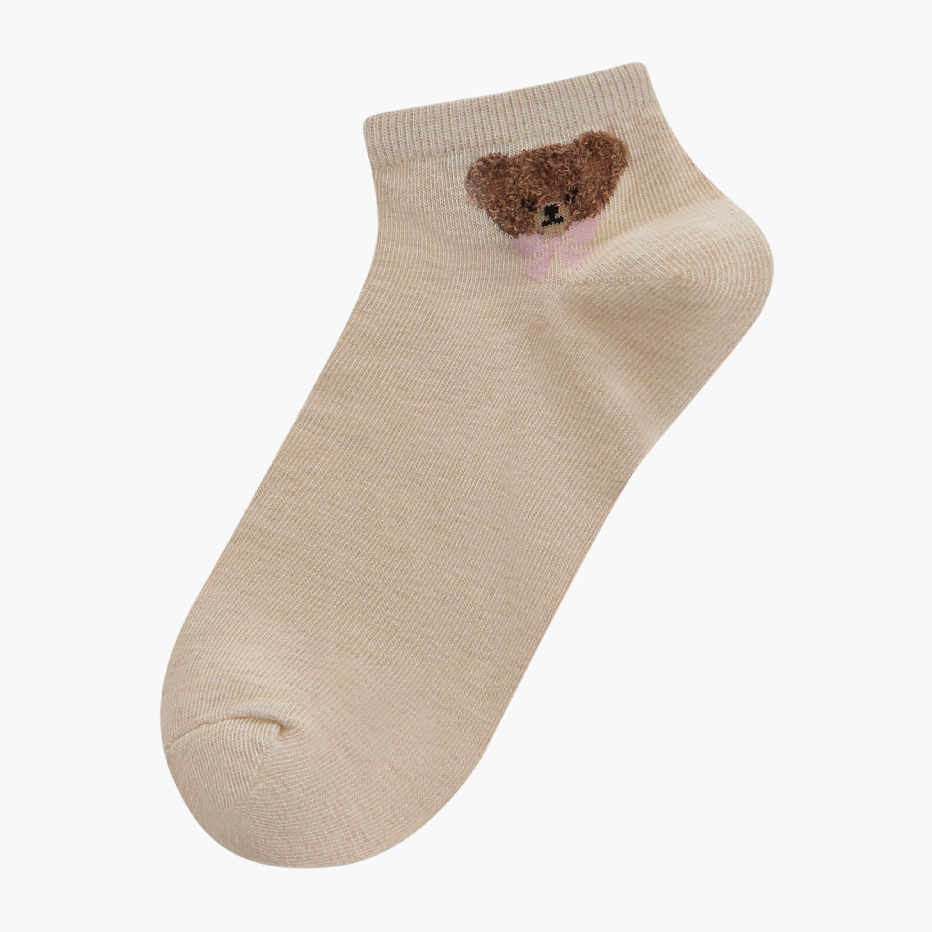 Gloo Pack of 5 Ankle Length Cotton Socks-women-socksandstockings-image-2