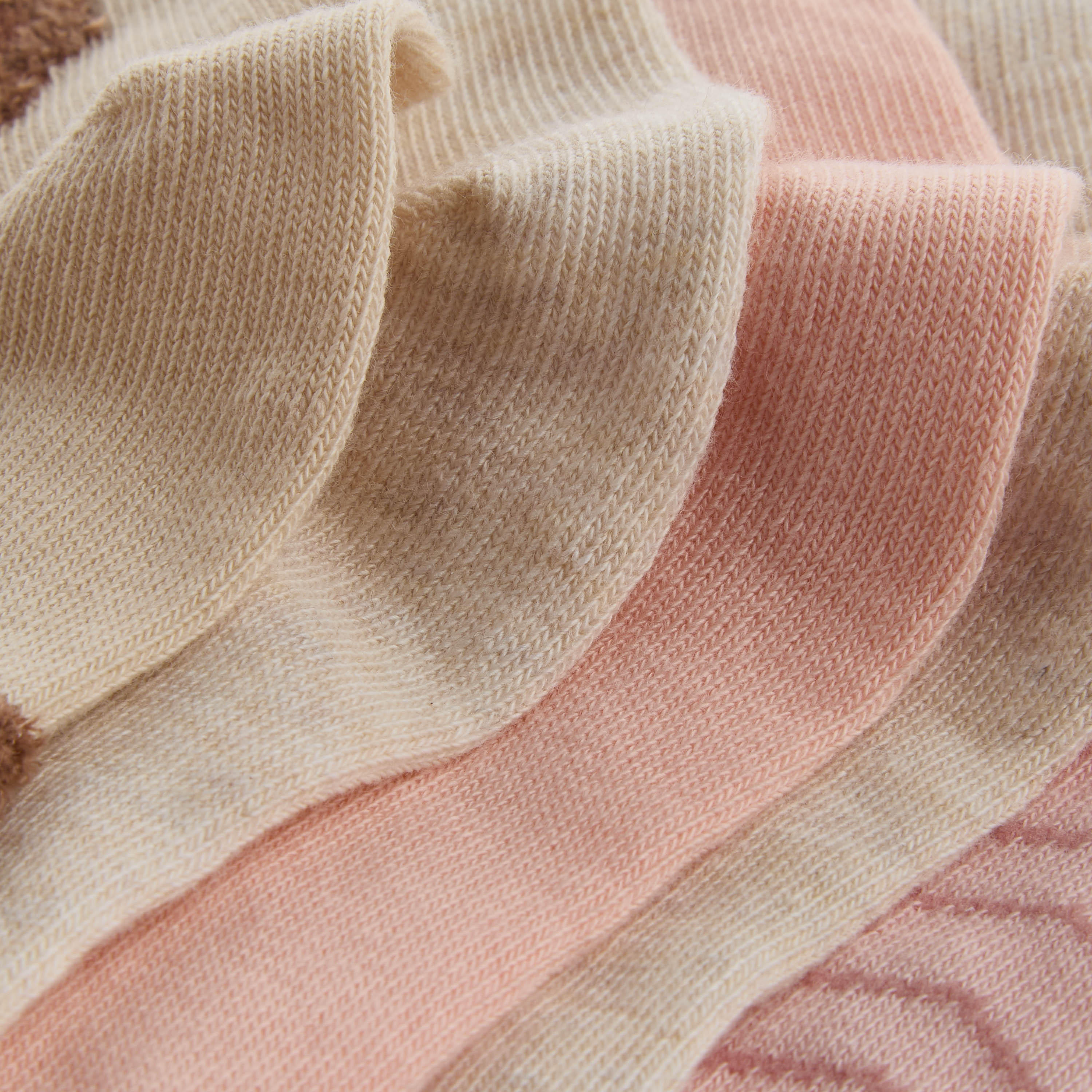 Gloo Pack of 5 Ankle Length Cotton Socks-women-socksandstockings-image-4
