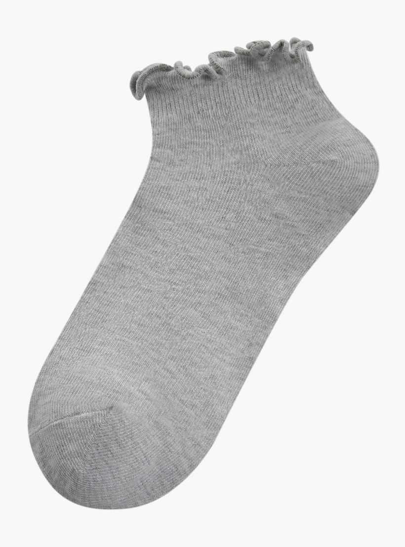 Gloo Pack of 5 Ankle Length Cotton Socks-women-socksandstockings-image-2