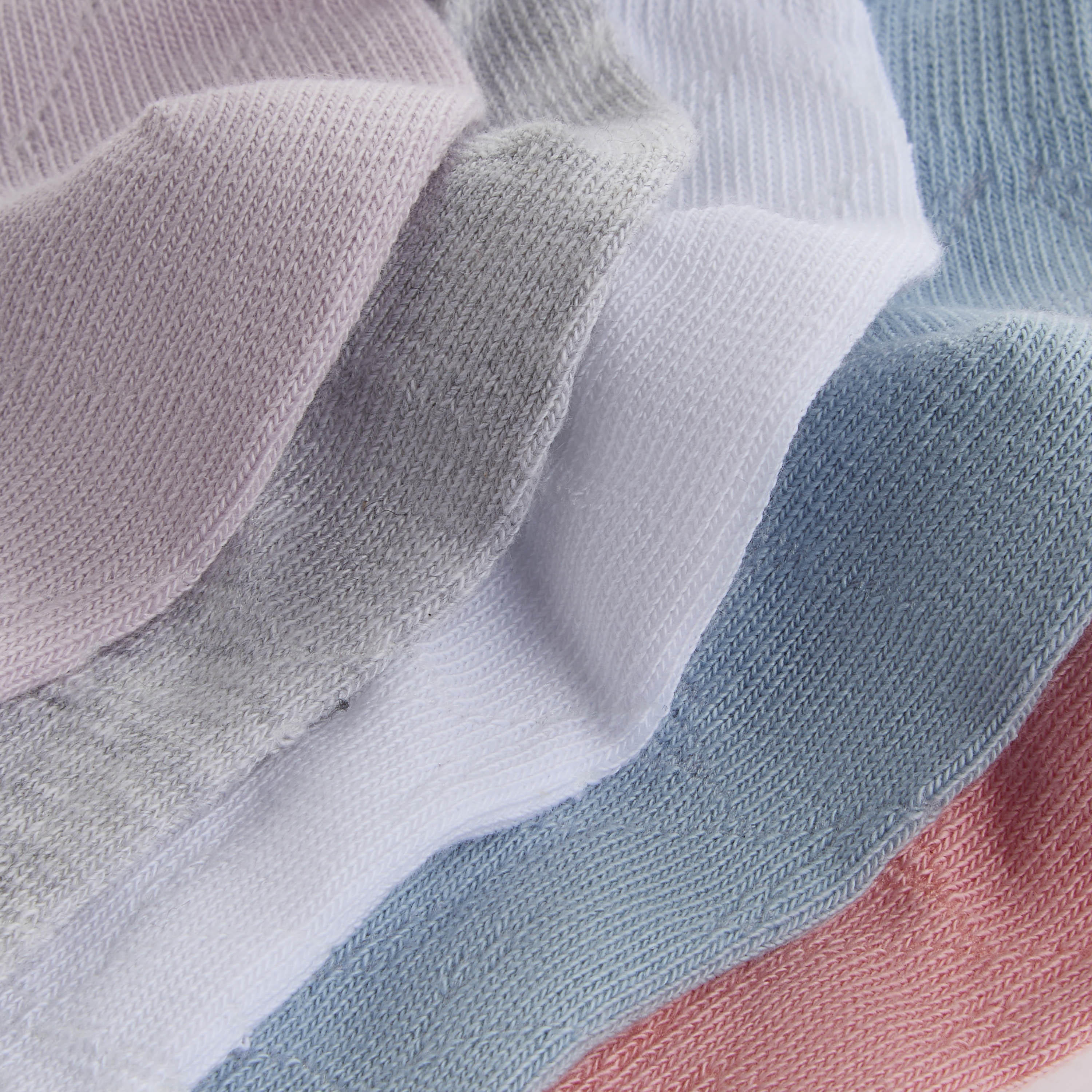 Gloo Pack of 5 Ankle Length Cotton Socks-women-socksandstockings-image-4