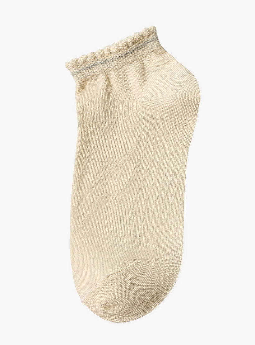 Gloo Pack of 5 Ankle Length Cotton Socks-women-socksandstockings-image-3