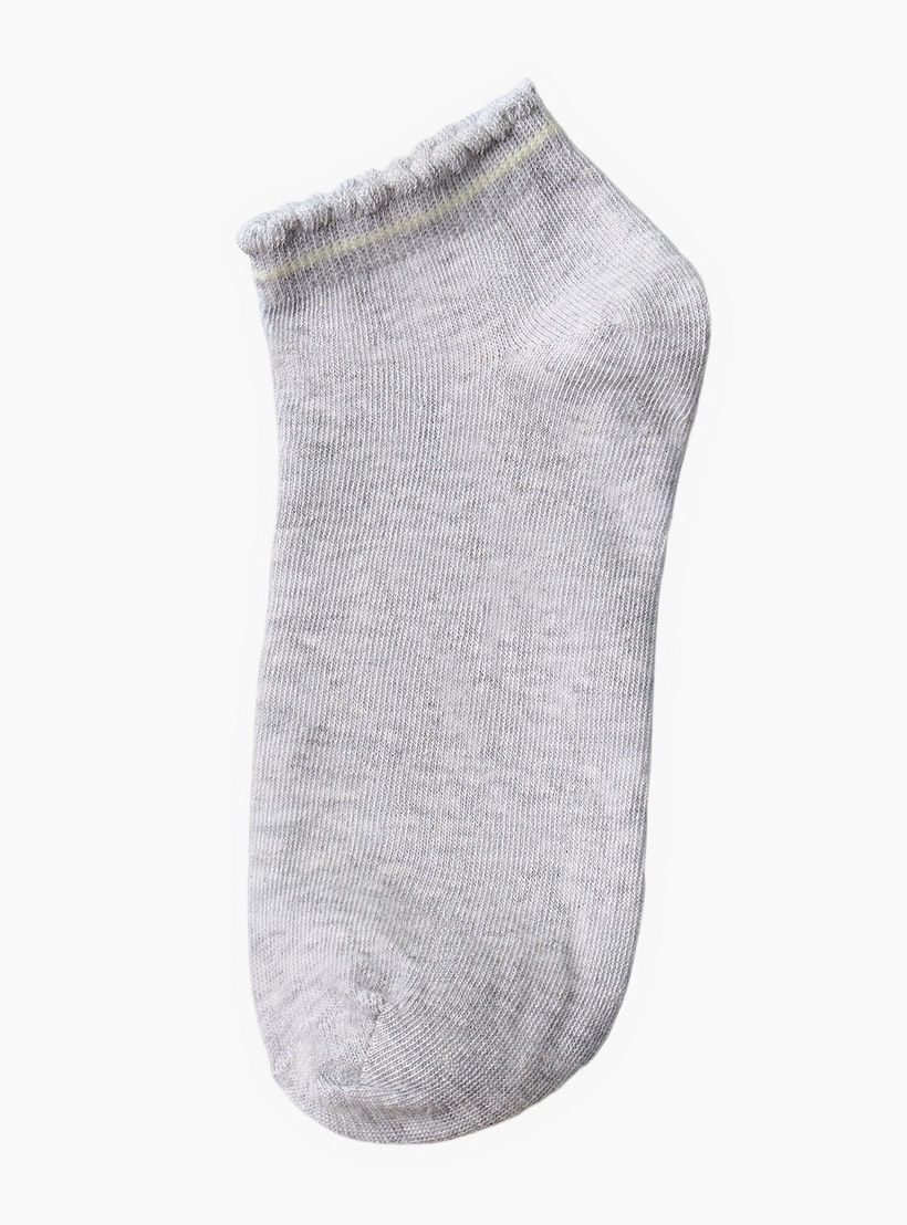 Gloo Pack of 5 Ankle Length Cotton Socks-women-socksandstockings-image-5